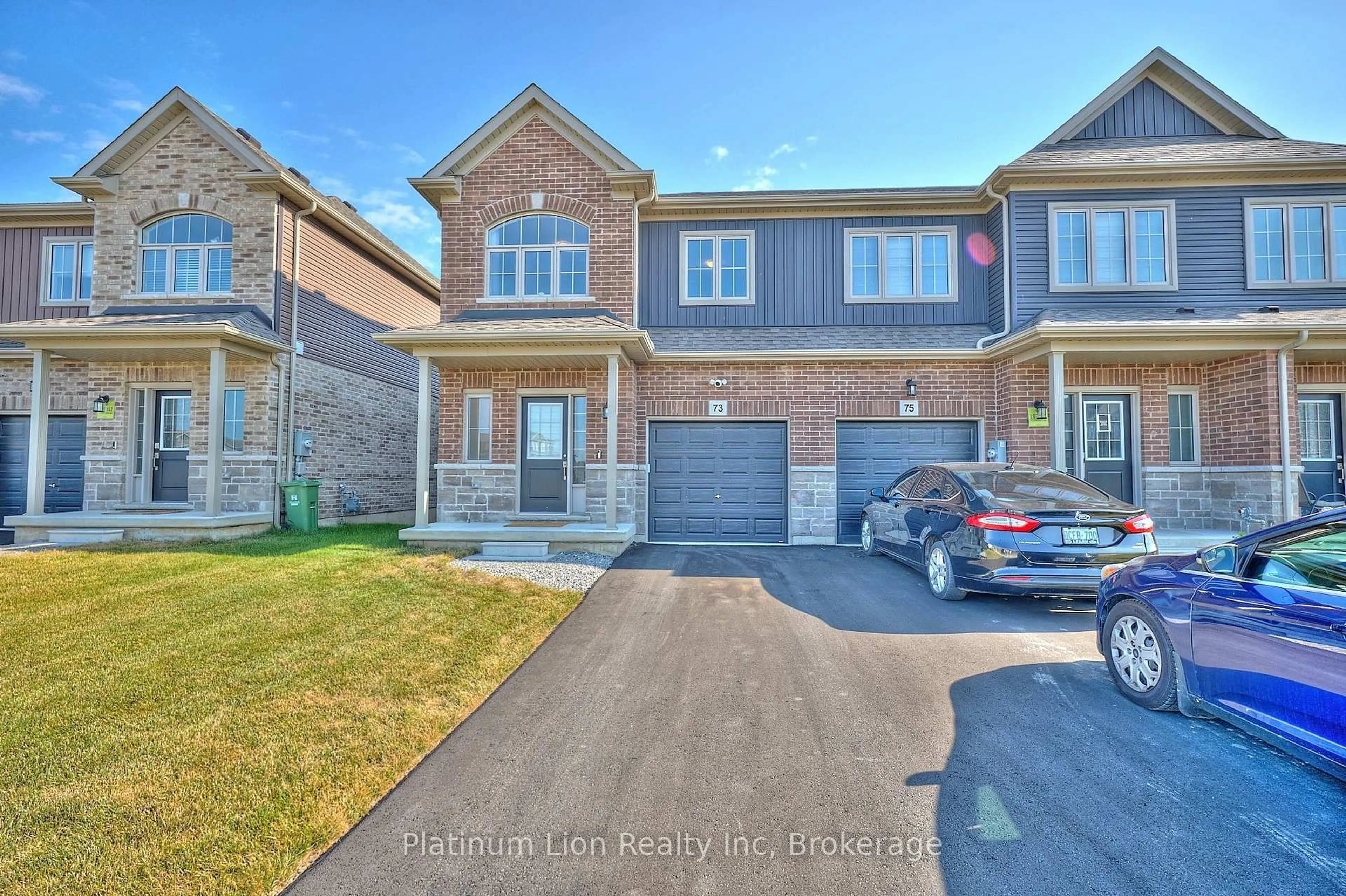 Home with brick exterior material, street for 73 Lloyd Davies Way, Hamilton Ontario L0R 1C0