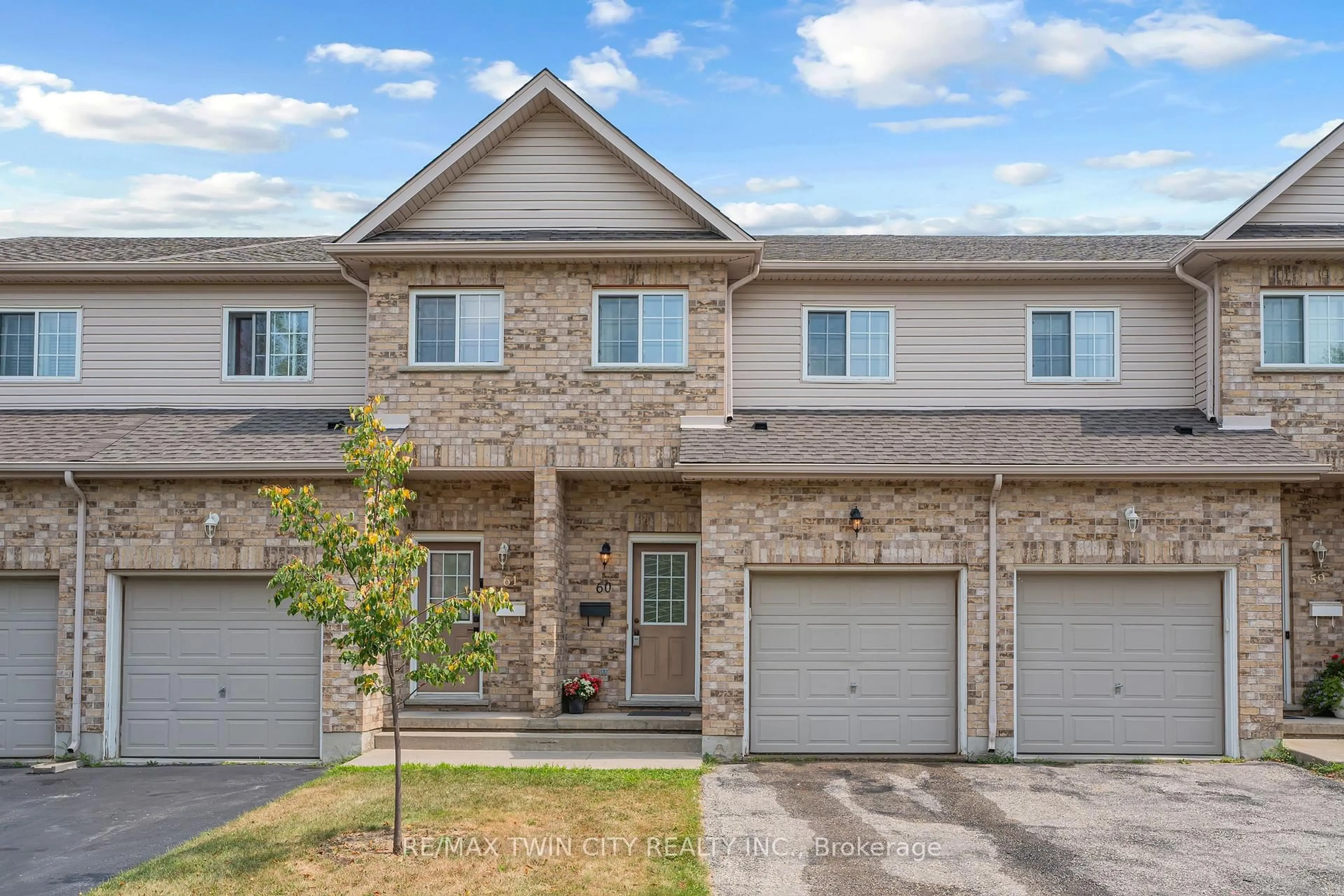 Home with brick exterior material, street for 169 Bismark Dr #60, Cambridge Ontario N1S 5B9