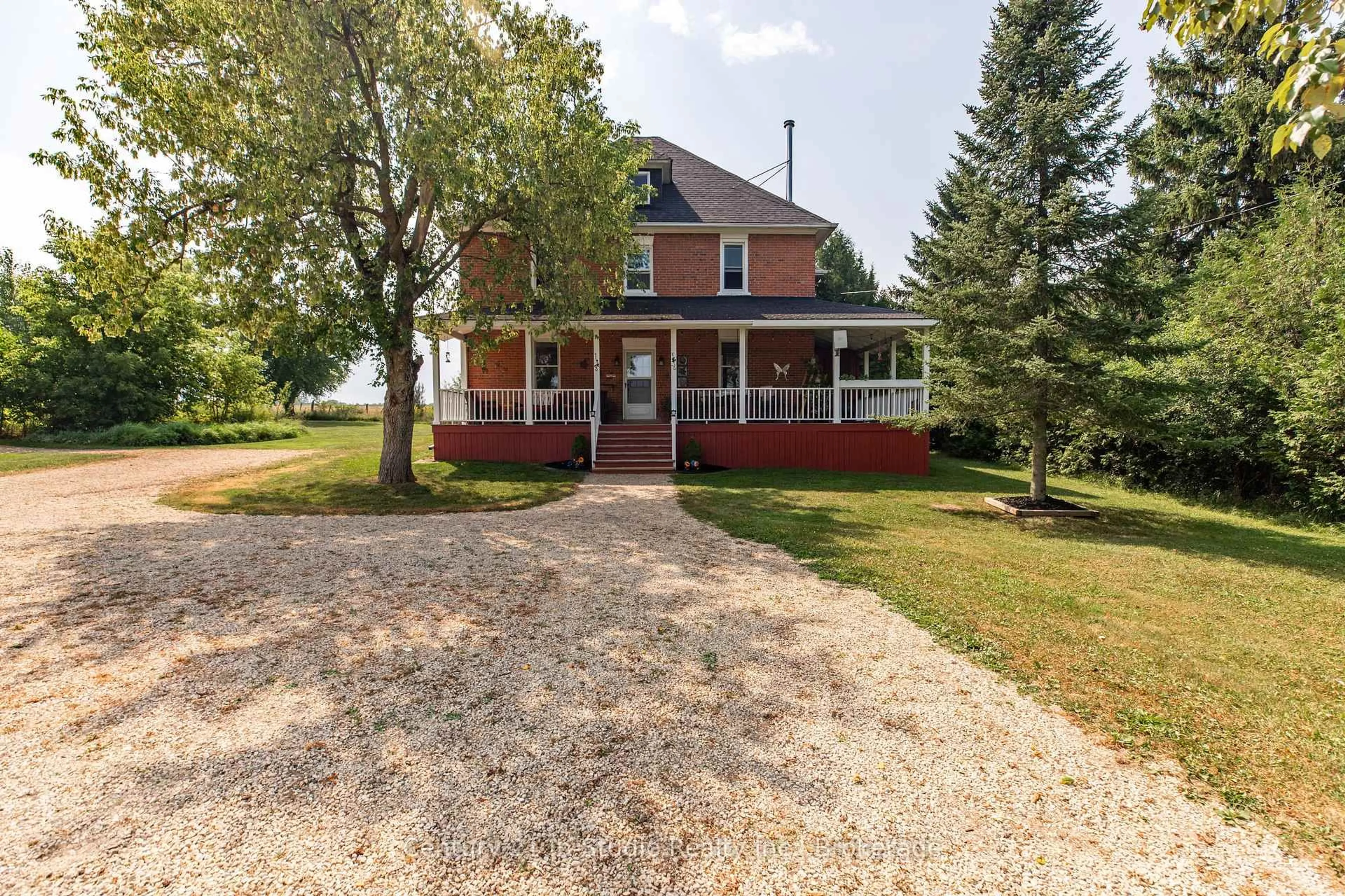 A pic from outside/outdoor area/front of a property/back of a property/a pic from drone, unknown for 155104 7th Line, Grey Highlands Ontario N0C 1H0