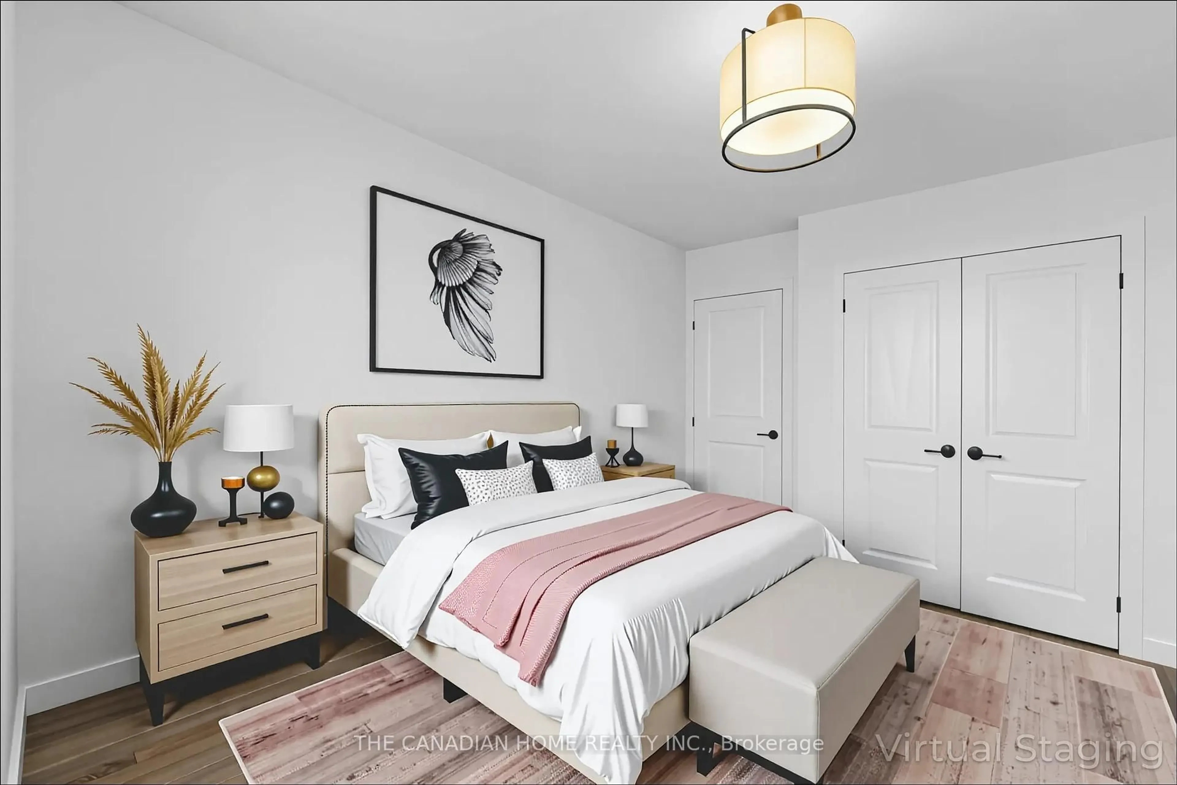 Bedroom with bed, unknown for 3900 Savoy St #159, London South Ontario N6P 0E9