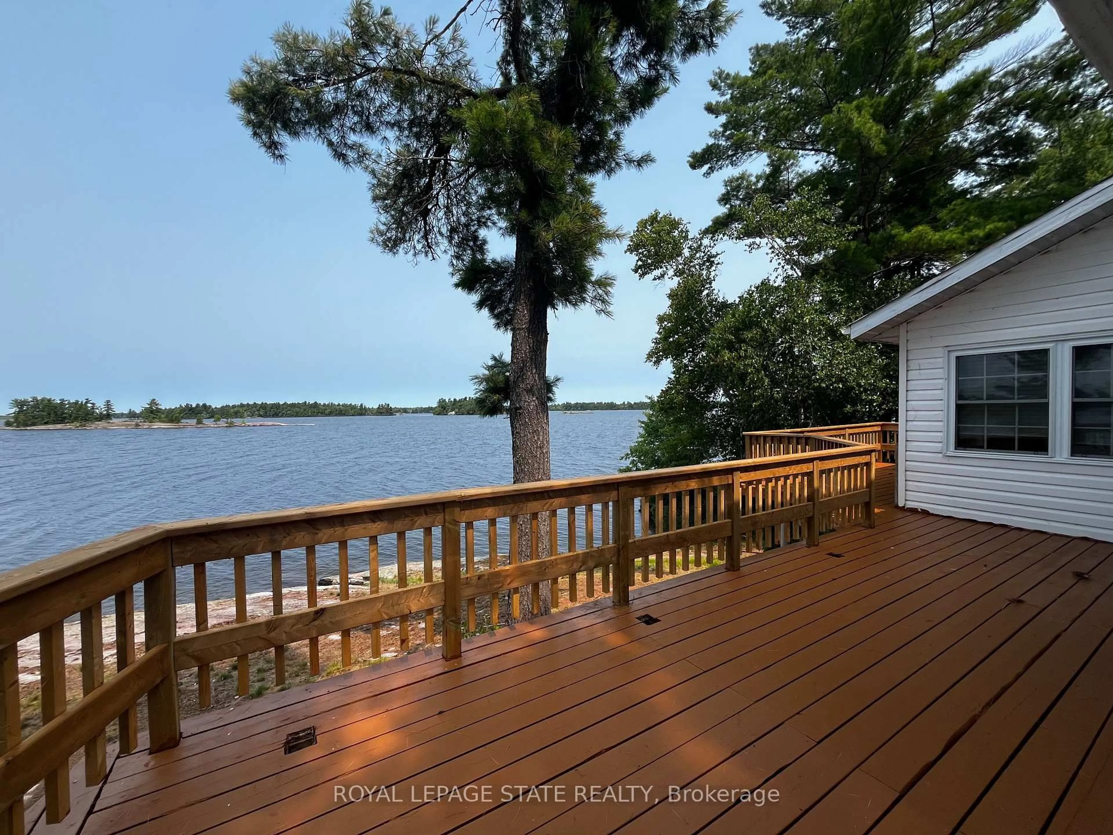 Patio, water/lake/river/ocean view for WL106-1 Loudon Island 8 PCL 1715, West Nipissing Ontario P0H 1R0
