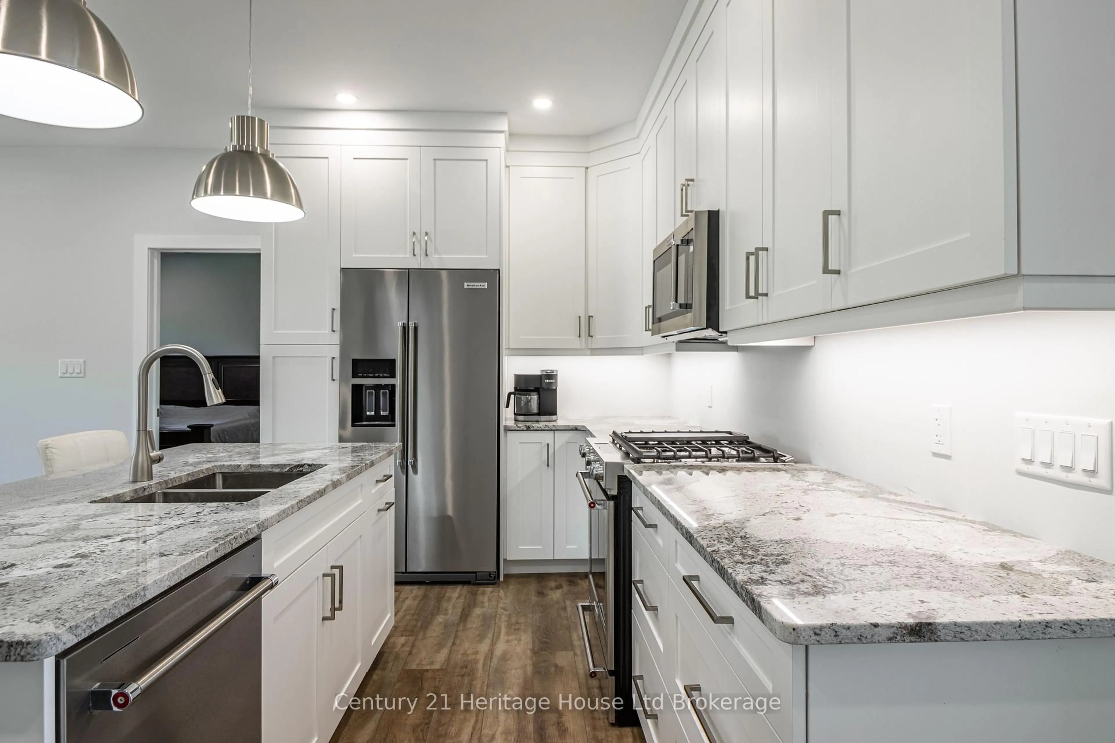 Contemporary kitchen, ceramic/tile floor for 11651 Plank Rd, Bayham Ontario N0J 1H0