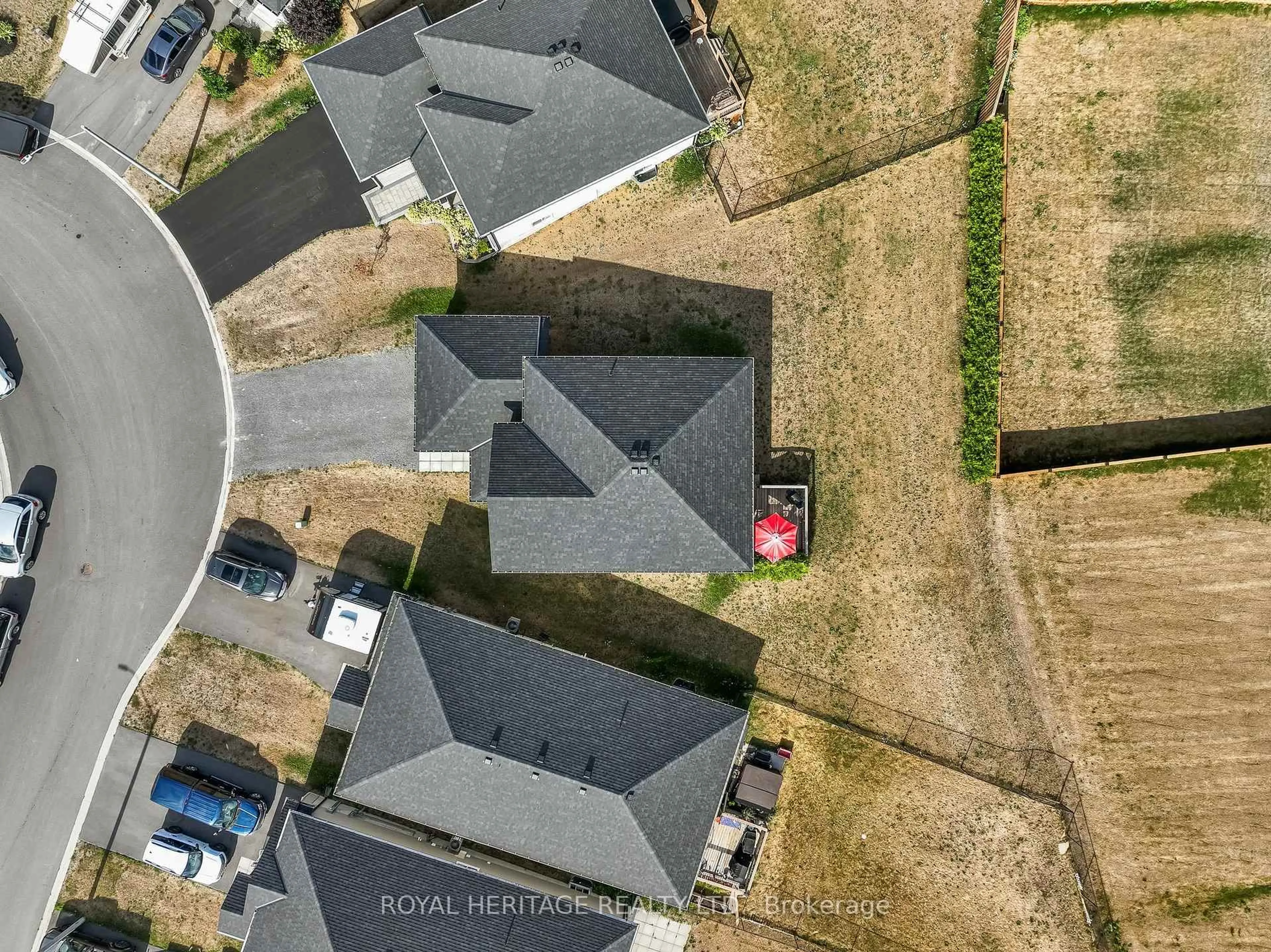 A pic from outside/outdoor area/front of a property/back of a property/a pic from drone, street for 39 Caleb Cres, Hastings Ontario K0K 2C0