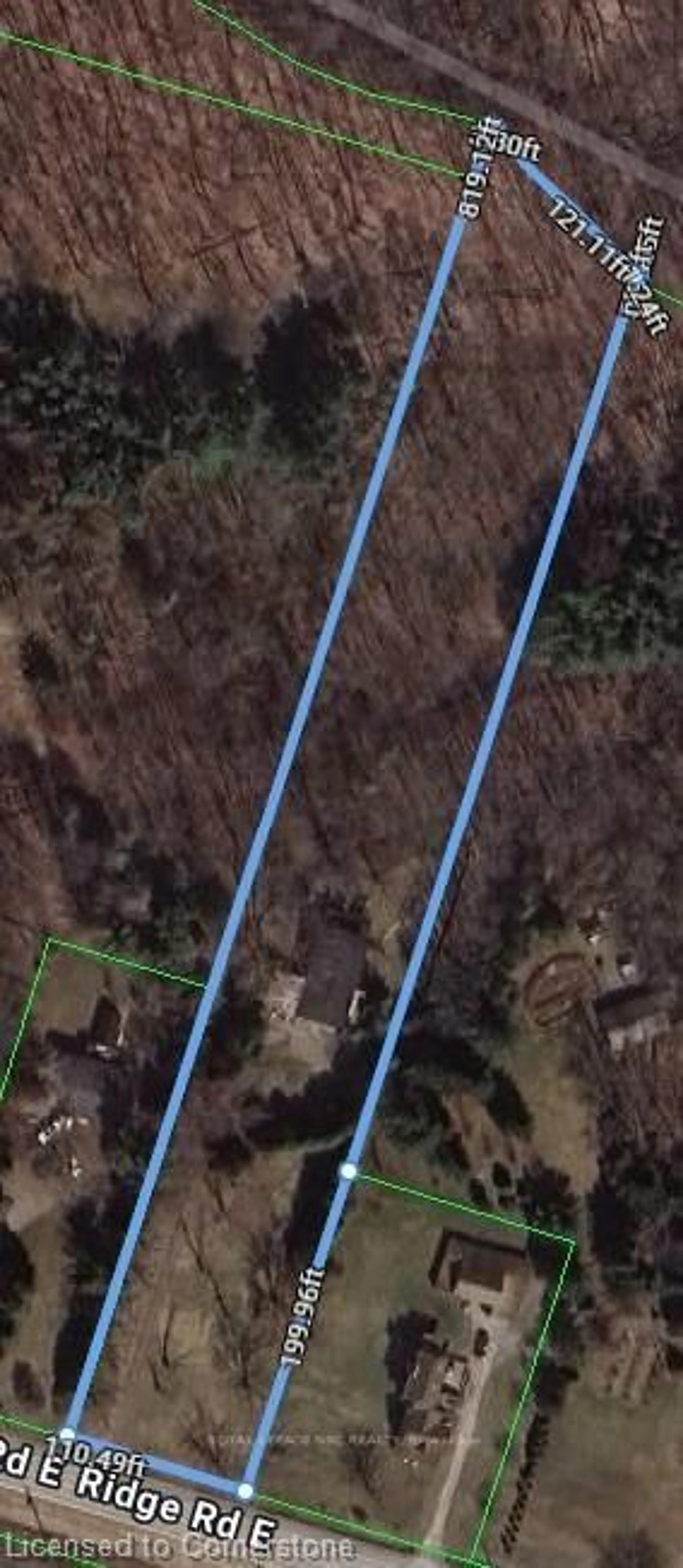 A pic from outside/outdoor area/front of a property/back of a property/a pic from drone, forest/trees view for 165 Ridge Rd, Grimsby Ontario L3M 4E7