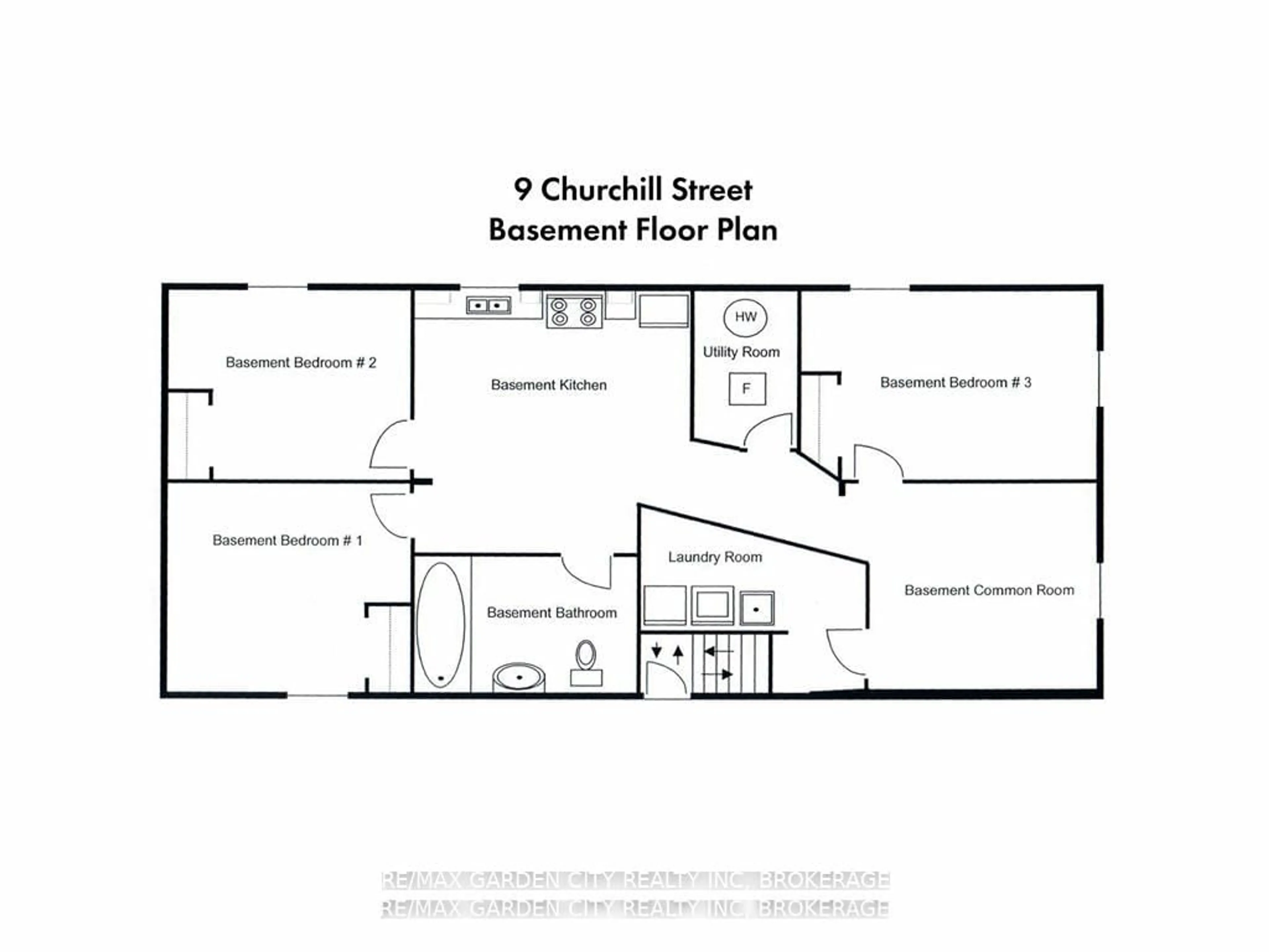 Floor plan for 9 CHURCHILL St, St. Catharines Ontario L2S 2P3