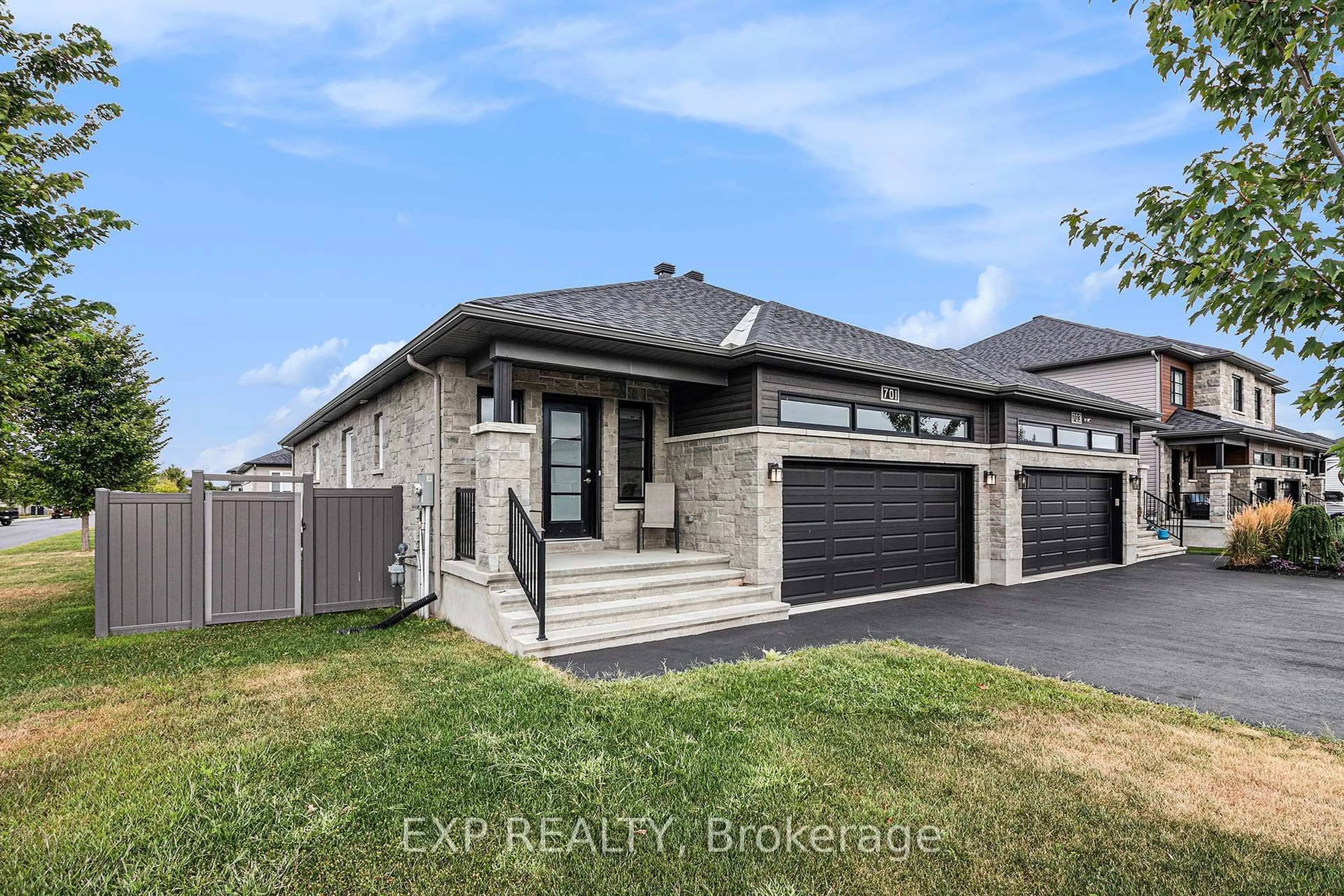 Home with brick exterior material, street for 701 Azure St, Russell Ontario K4R 0E5
