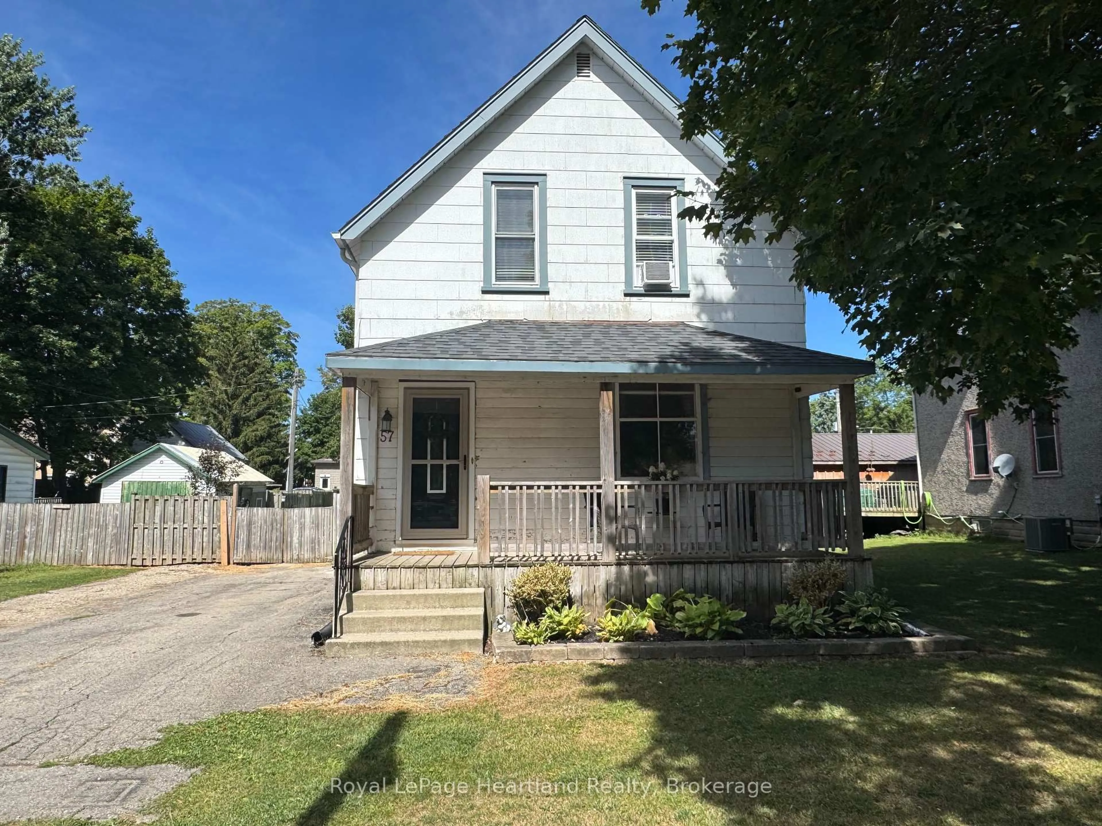 Home with vinyl exterior material, street for 57 West William St, Huron East Ontario N0K 1W0