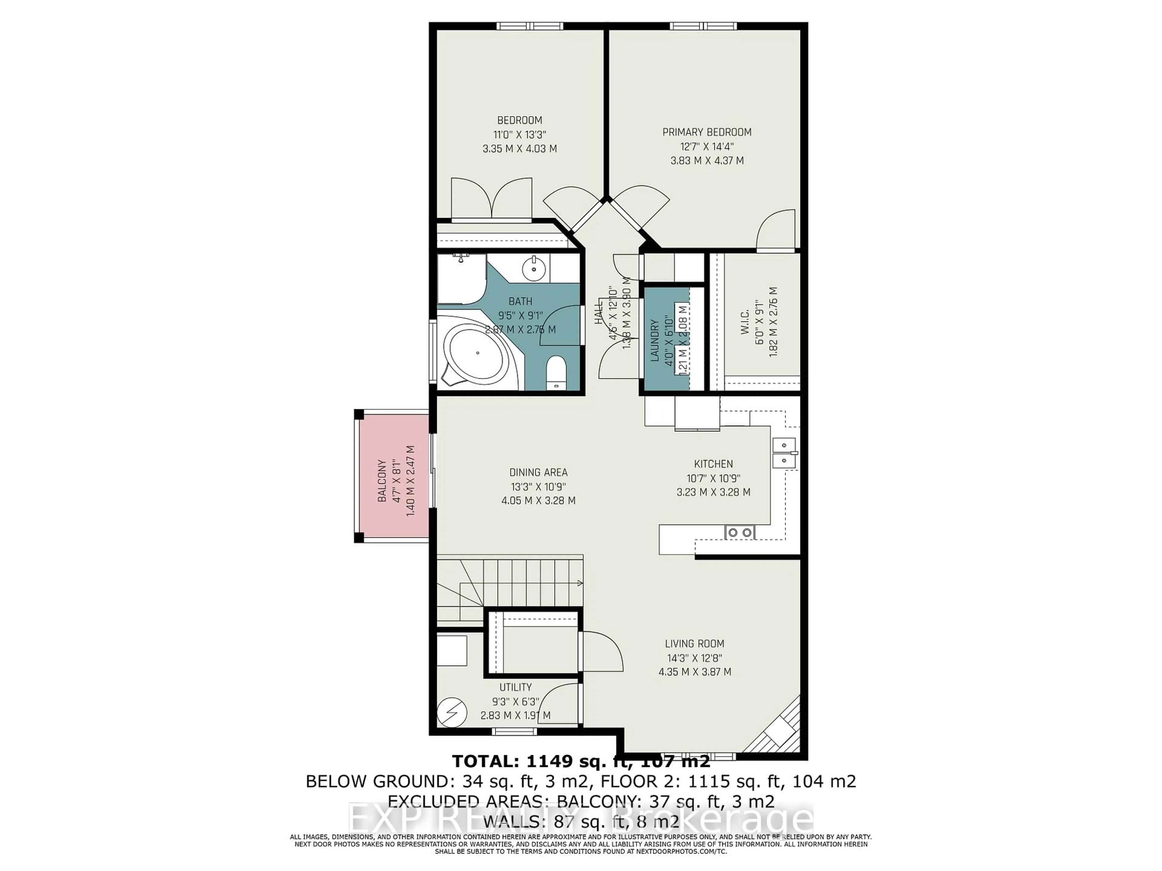 Floor plan for 199 Bourdeau Blvd #3, The Nation Ontario K0A 2M0