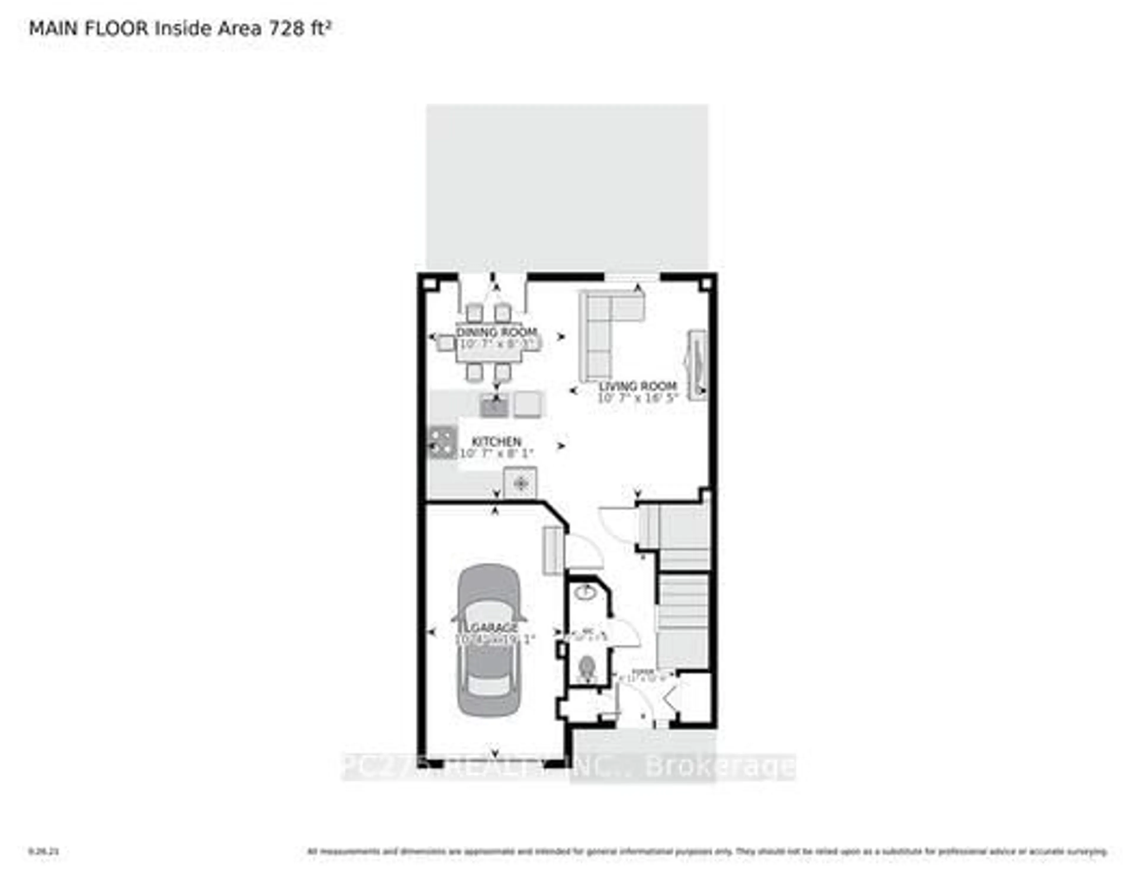 Floor plan for 296 Millburn Blvd, Centre Wellington Ontario N1M 3S3