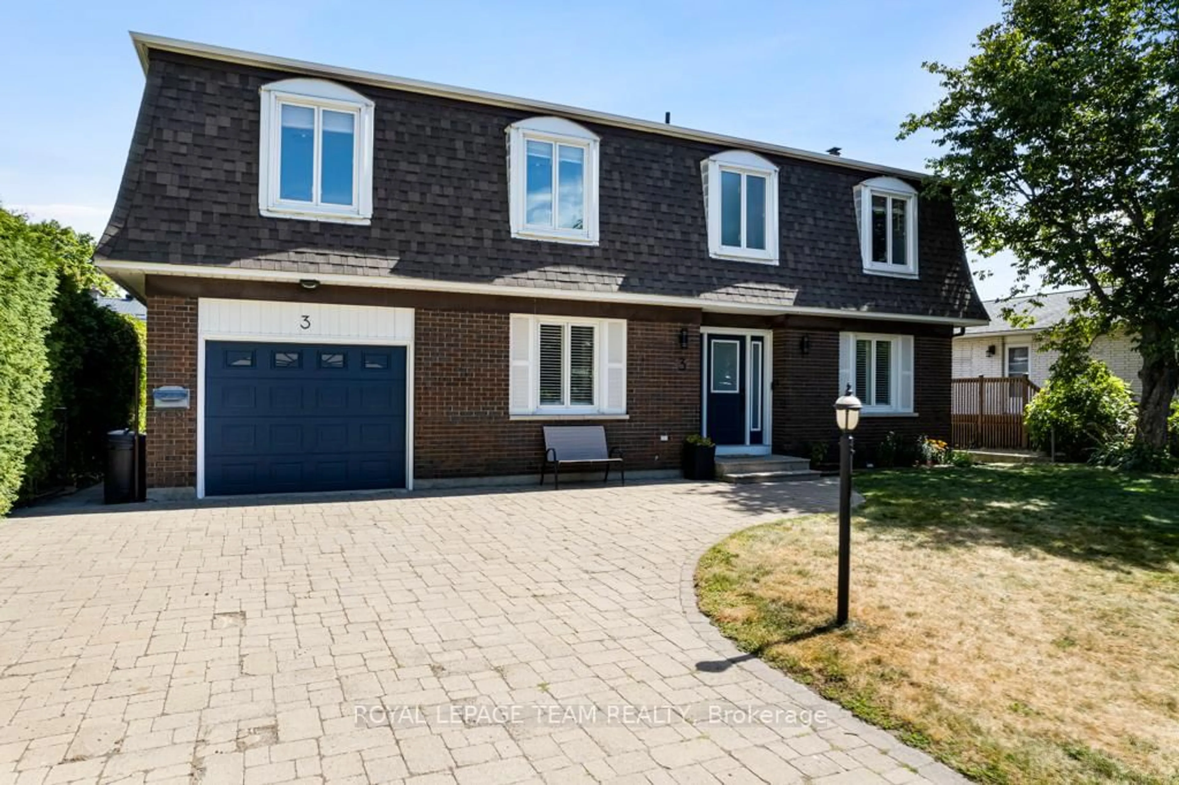 Home with brick exterior material, street for 3 Roberta Cres, Ottawa Ontario K2J 1G5