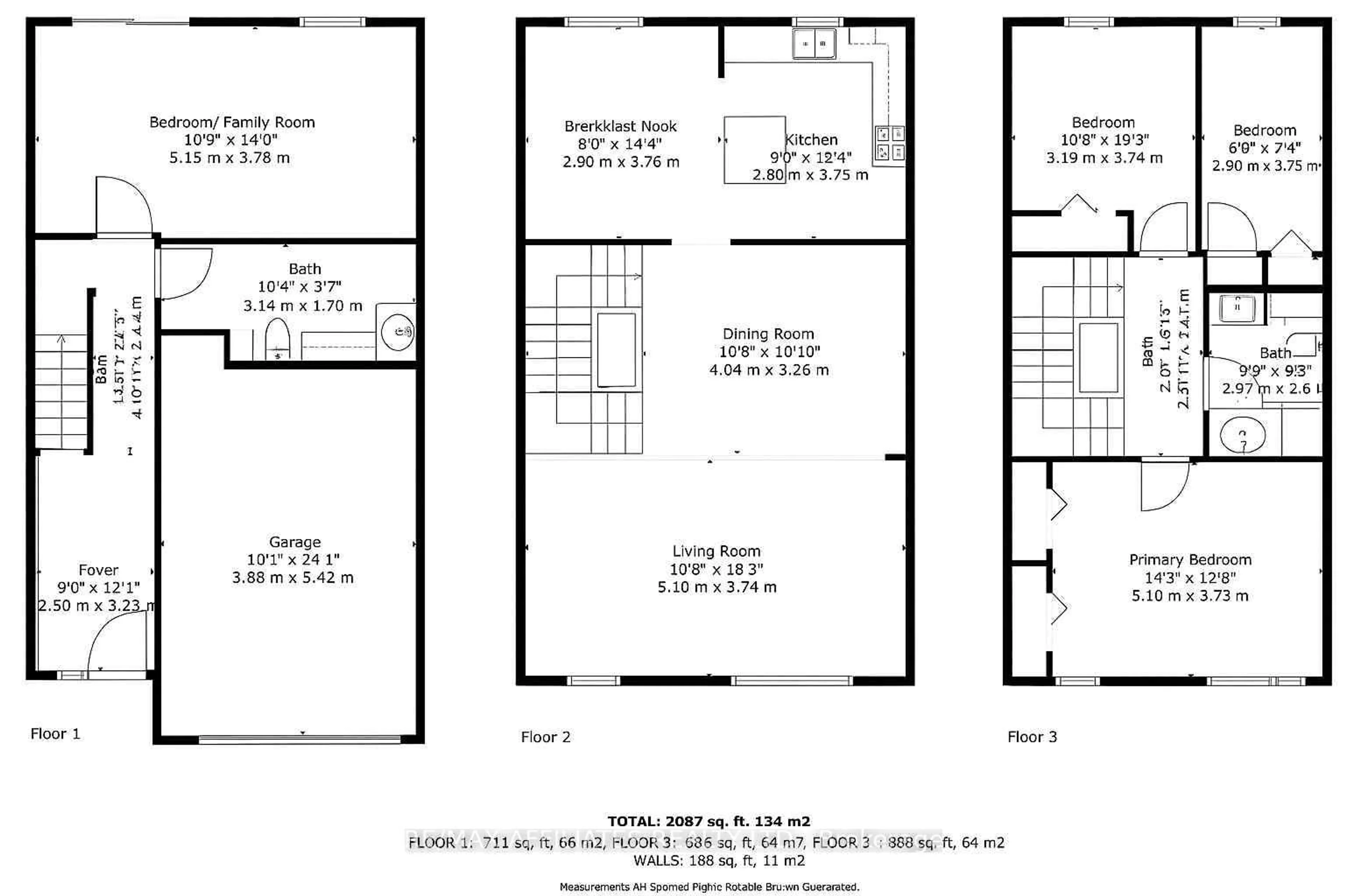 Floor plan for 1711 Donald Ave, Cornwall Ontario K6J 5R7