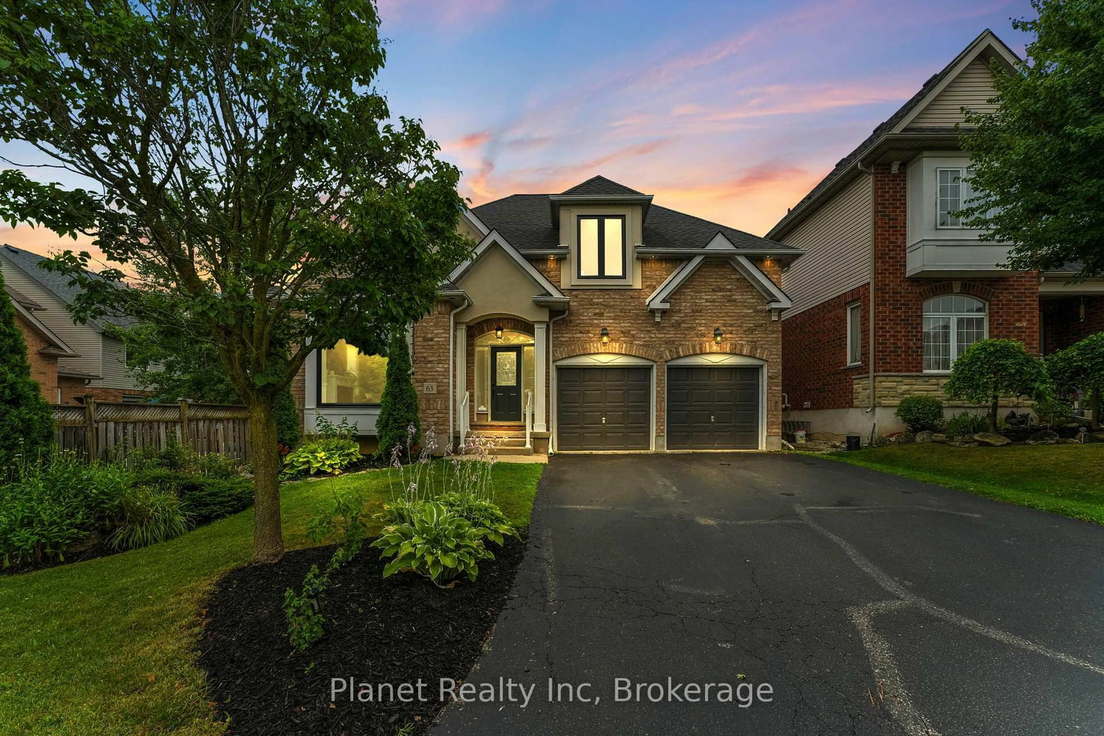 Home with brick exterior material, street for 63 Truesdale Cres, Guelph Ontario N1G 5H3