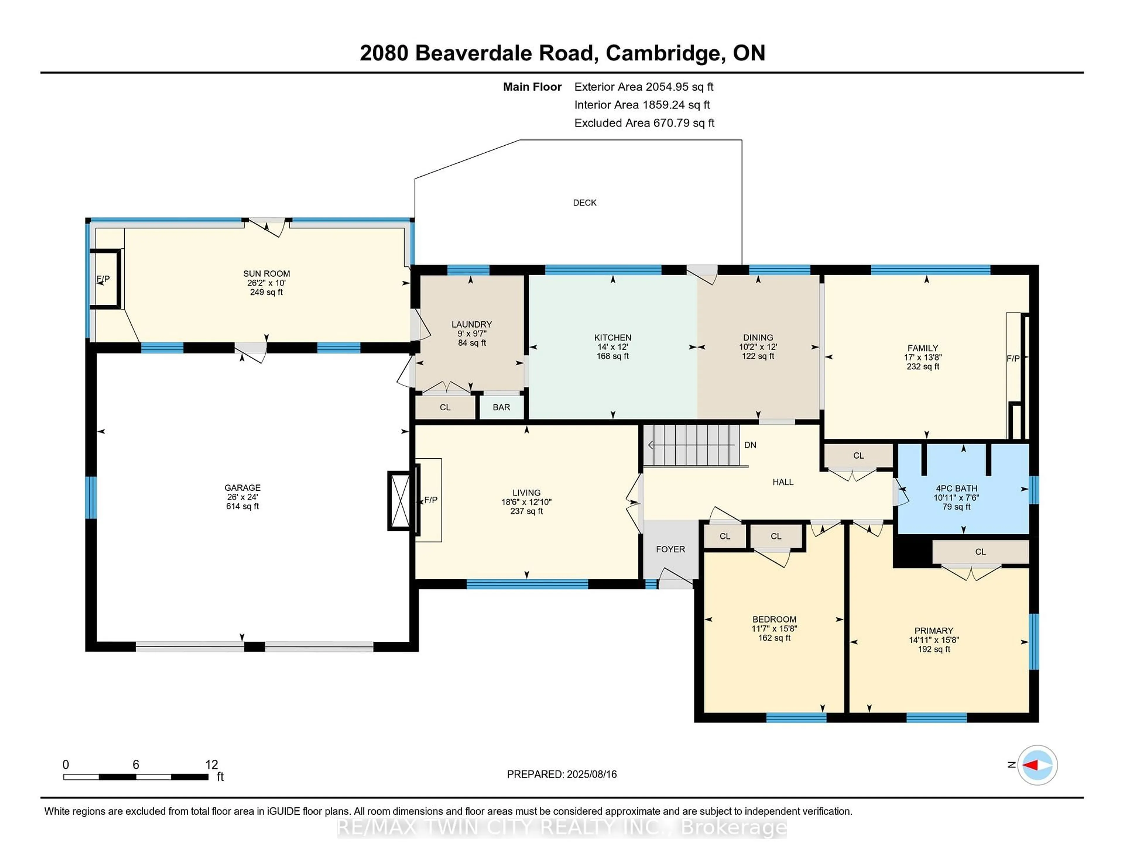 Floor plan for 2080 Beaverdale Rd, Cambridge Ontario N3H 4R7