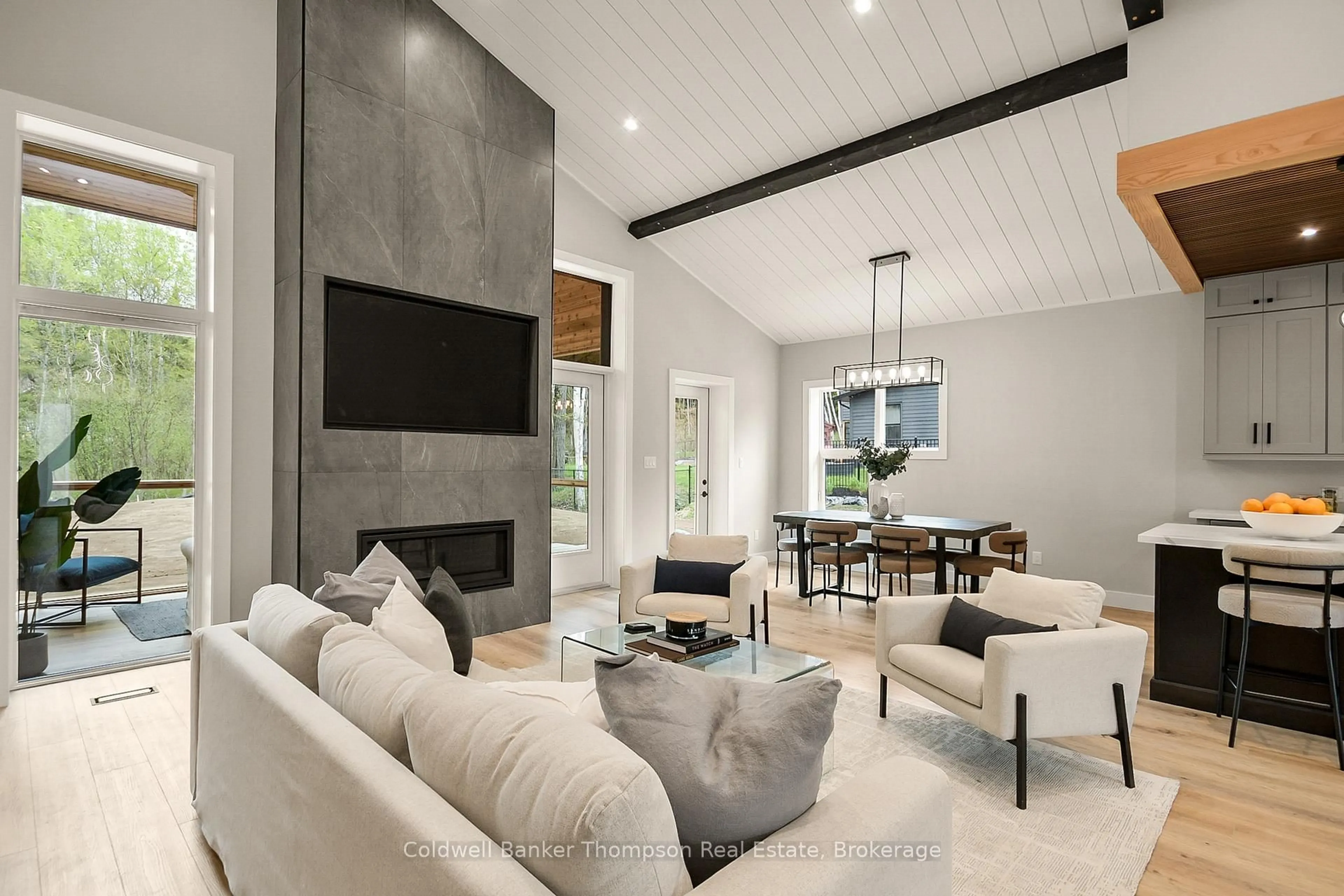 Living room with furniture, unknown for 120 Vernon Shores Ave, Huntsville Ontario P1H 2J2
