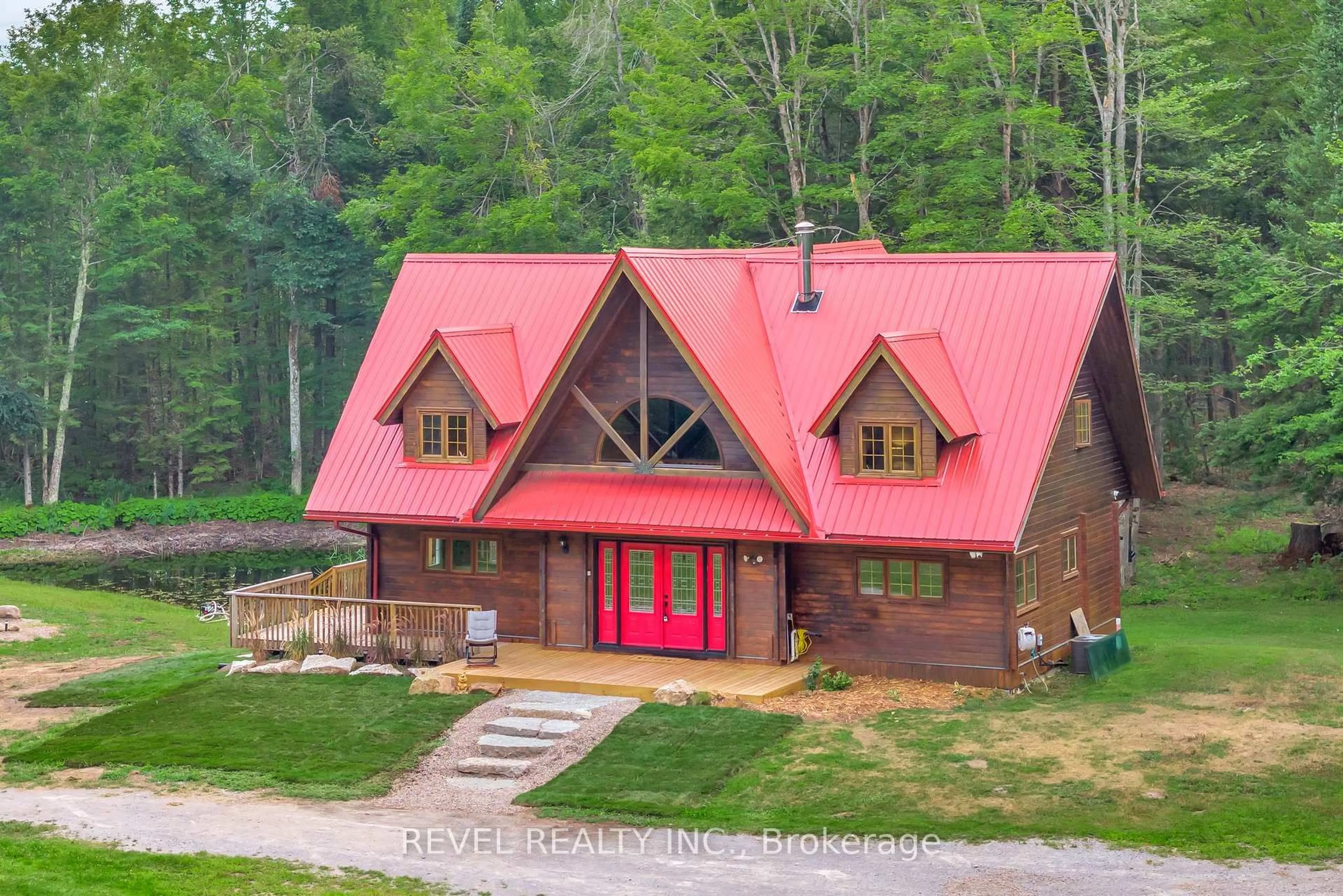A pic from outside/outdoor area/front of a property/back of a property/a pic from drone, unknown for 3515 County Rd 121 Rd, Kawartha Lakes Ontario K0M 2A0