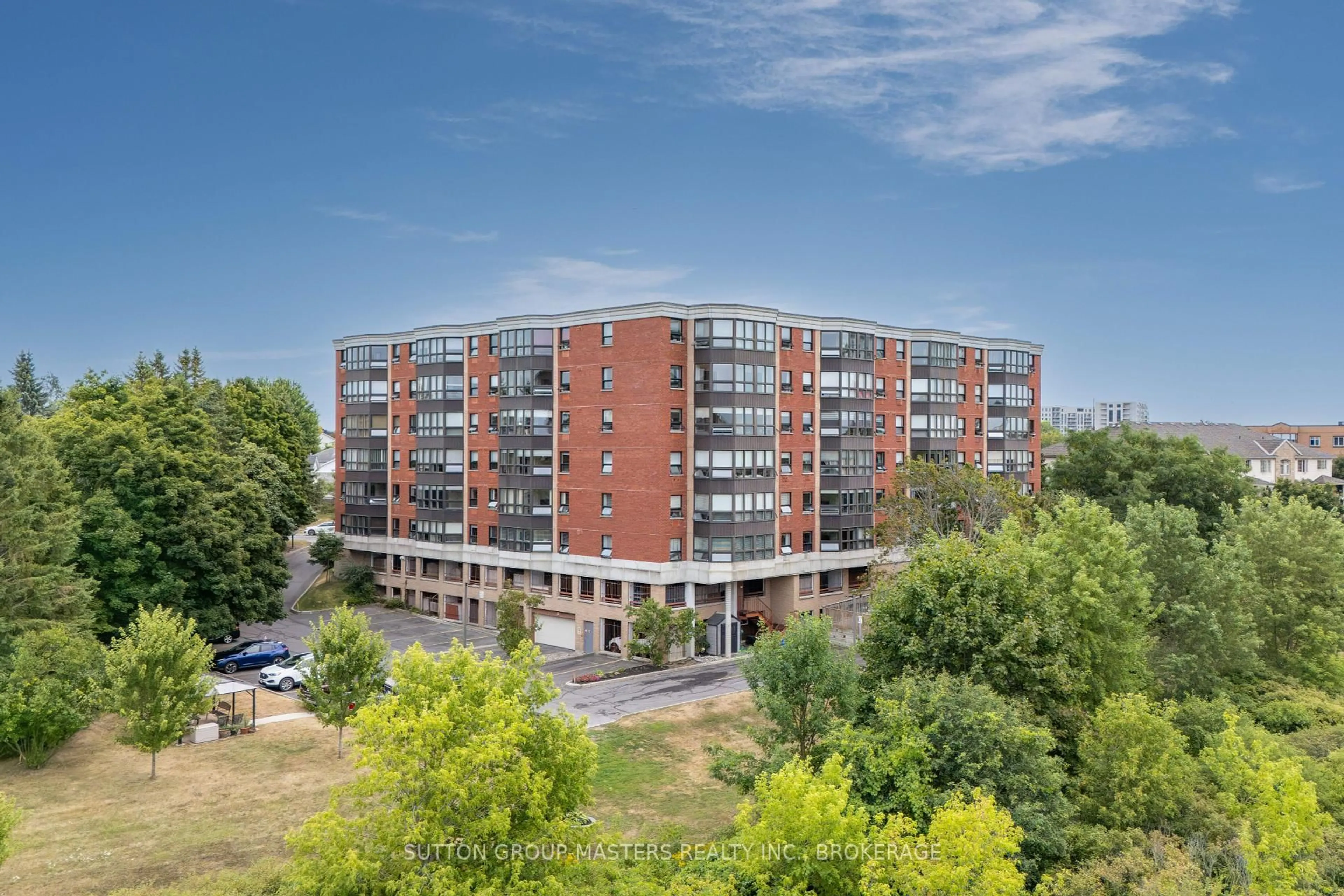 A pic from outside/outdoor area/front of a property/back of a property/a pic from drone, city buildings view from balcony for 675 Davis Dr #311, Kingston Ontario K7M 8L5