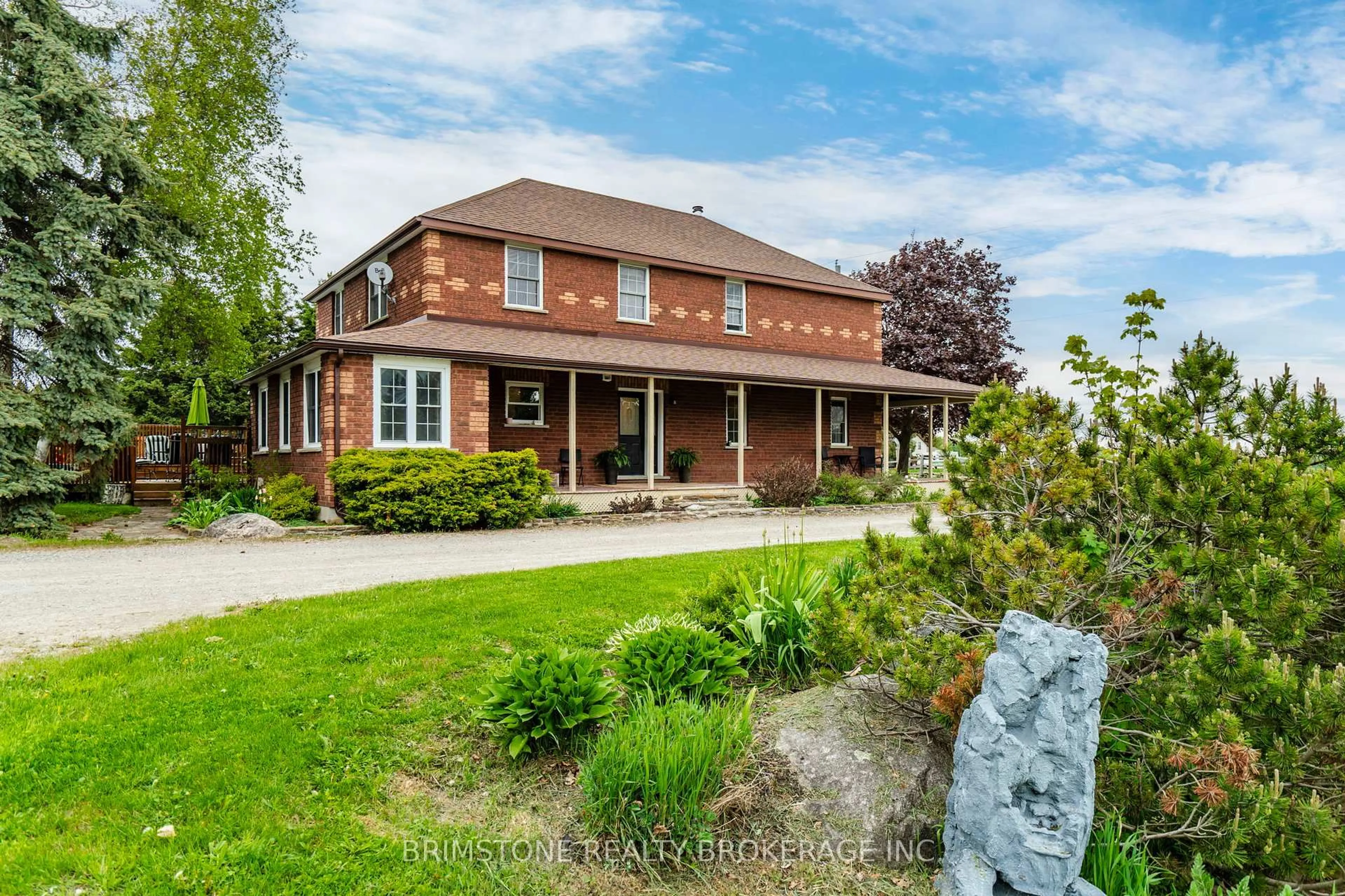Home with brick exterior material, street for 936488 Dufferin County Road 18 Rd, Mulmur Ontario L9V 0L5