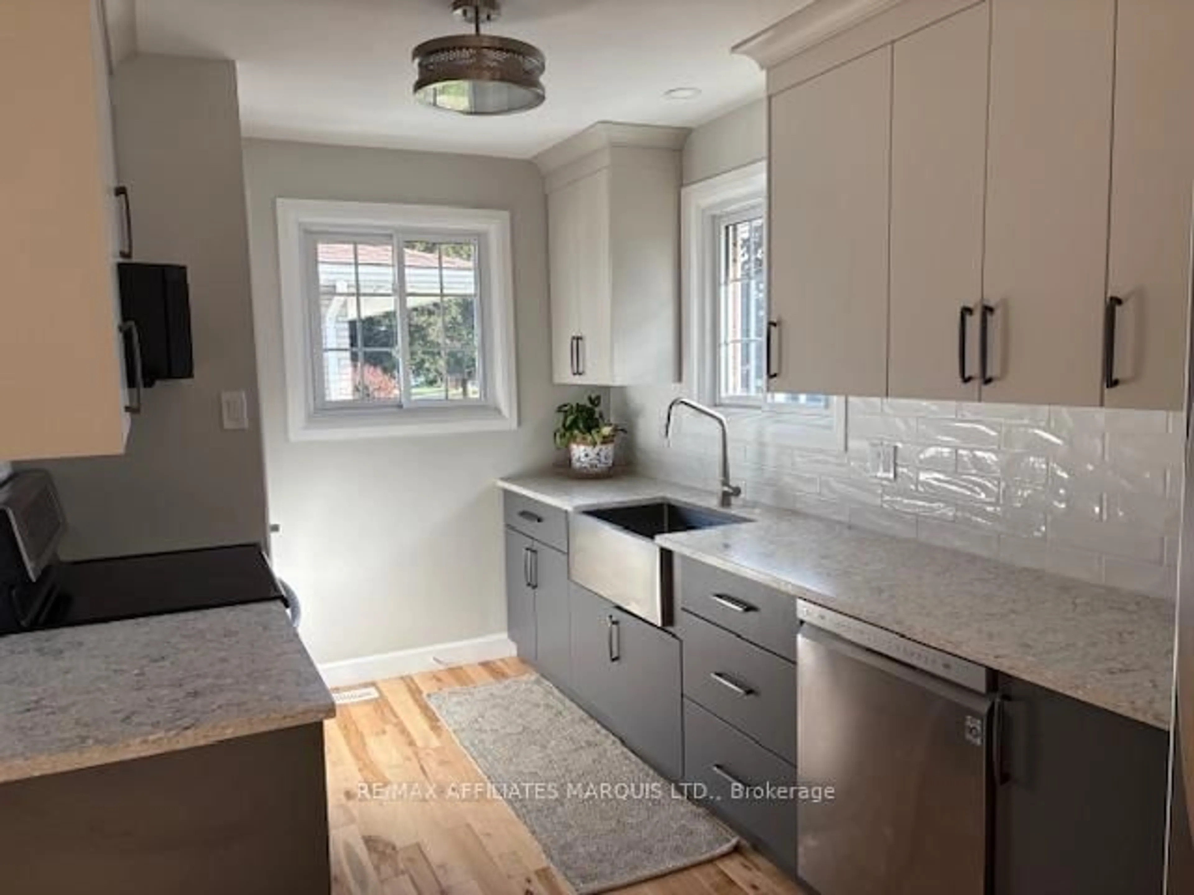 Contemporary kitchen, ceramic/tile floor for 438 Anthony St, Cornwall Ontario K6H 5K9