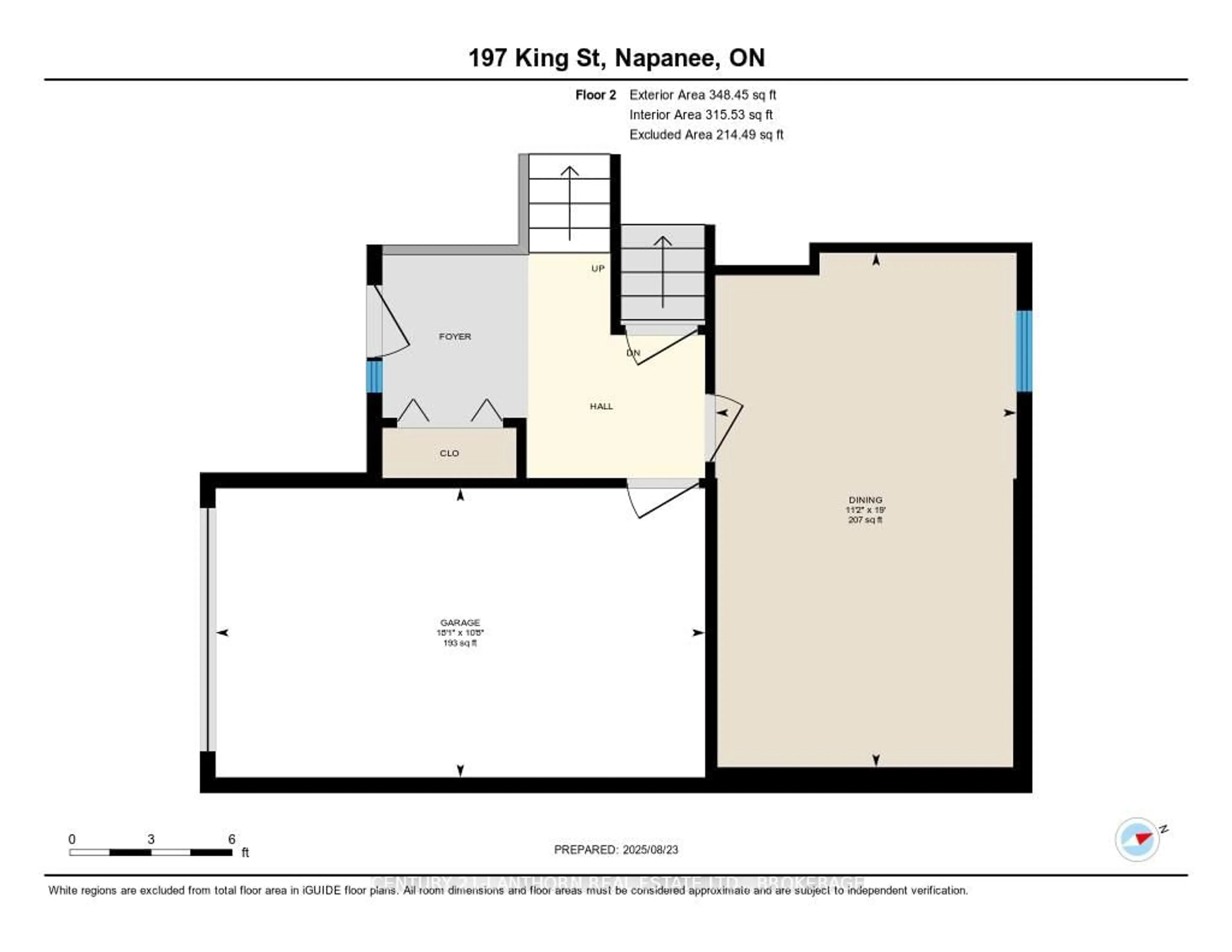 Floor plan for 197 King St, Greater Napanee Ontario K7R 1B8