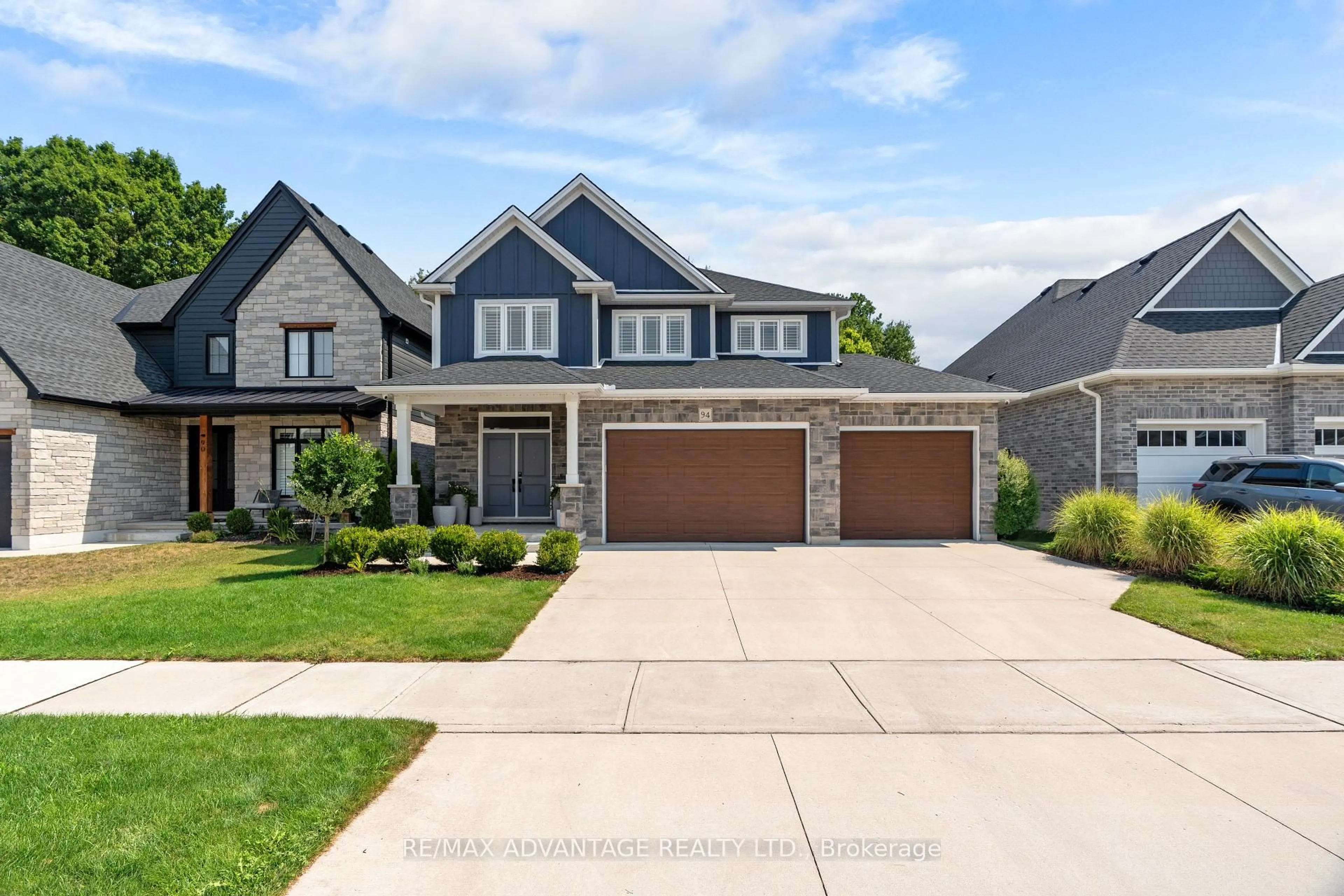 Home with brick exterior material, street for 94 Mill Pond Cres, Thames Centre Ontario N0L 1G2