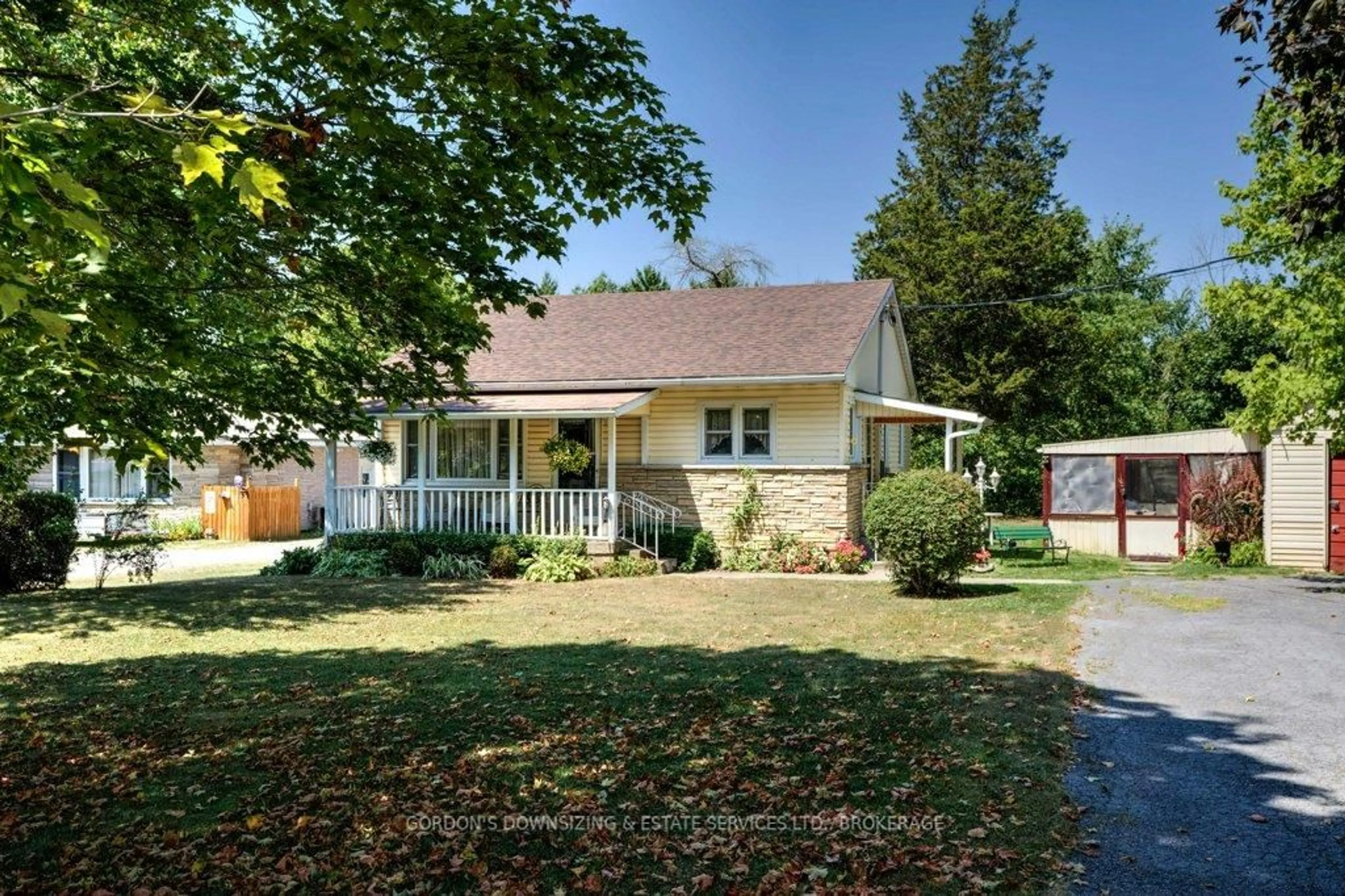 A pic from outside/outdoor area/front of a property/back of a property/a pic from drone, street for 1160 County 2 Rd, Elizabethtown-Kitley Ontario K6V 5T3