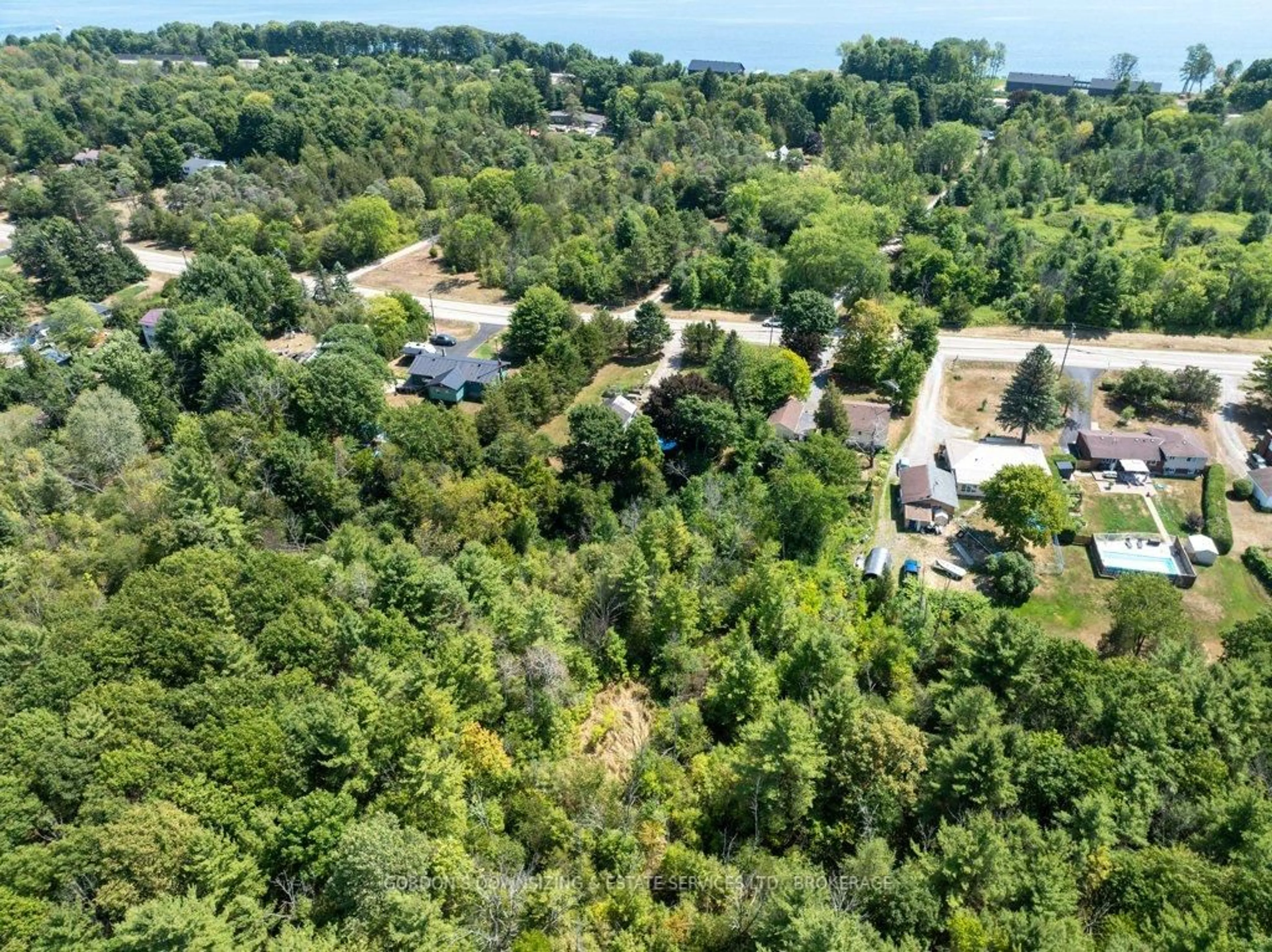 A pic from outside/outdoor area/front of a property/back of a property/a pic from drone, forest/trees view for 1160 County 2 Rd, Elizabethtown-Kitley Ontario K6V 5T3