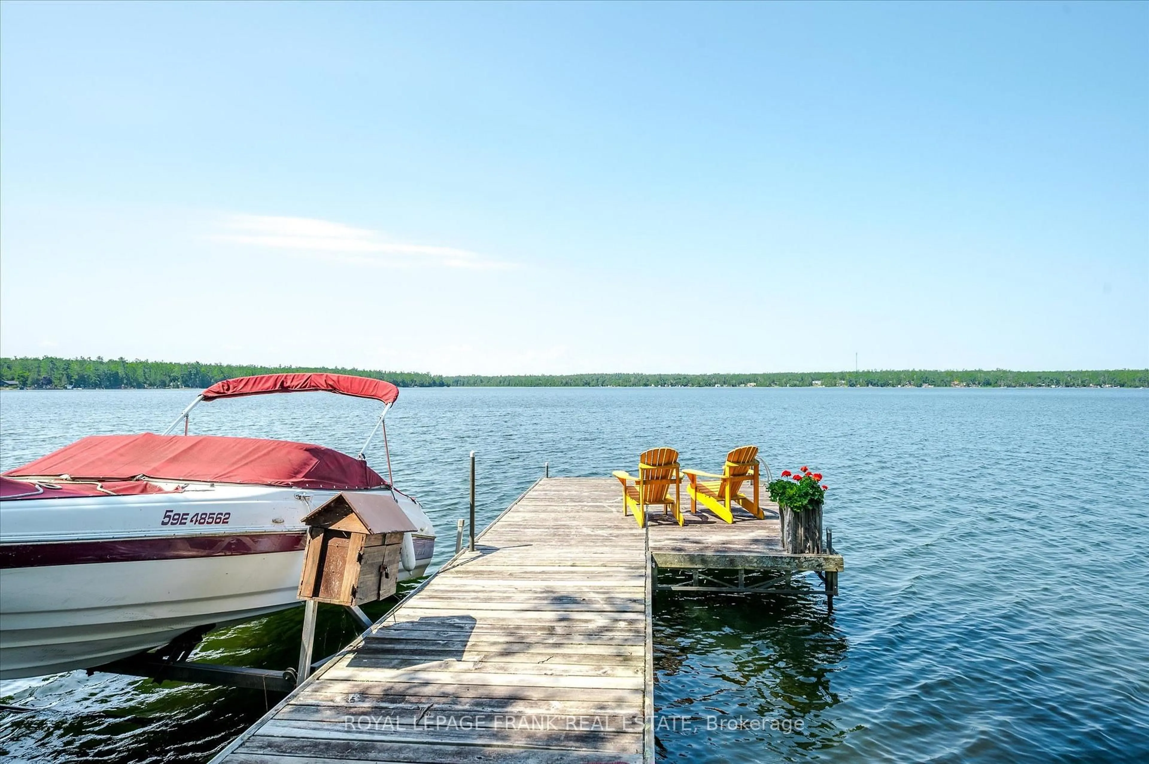 Patio, water/lake/river/ocean view for 2724 Newcomb Lane, Selwyn Ontario K0L 2H0