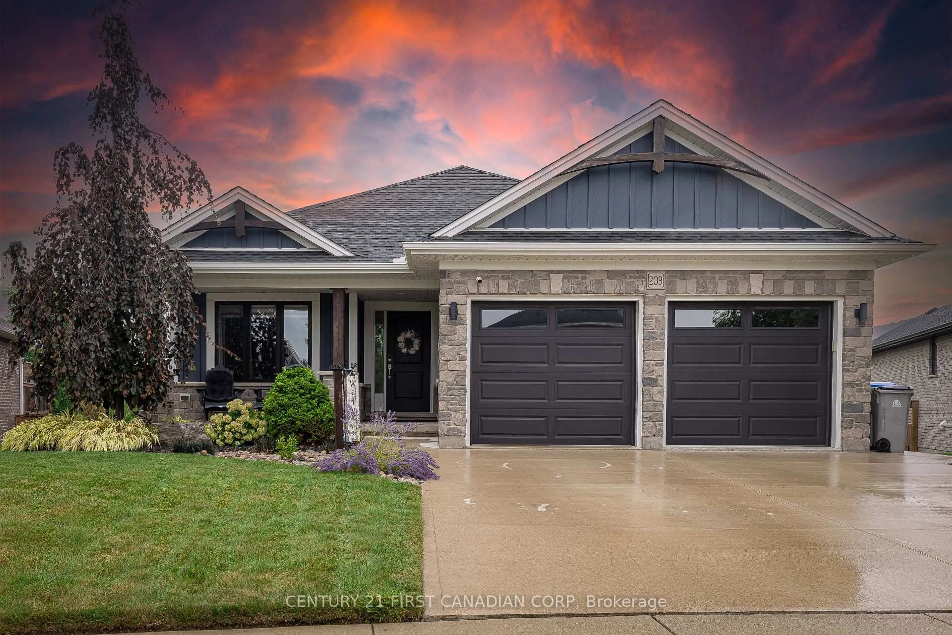 Home with brick exterior material, street for 209 Everett Lane, Strathroy-Caradoc Ontario N7G 0E7