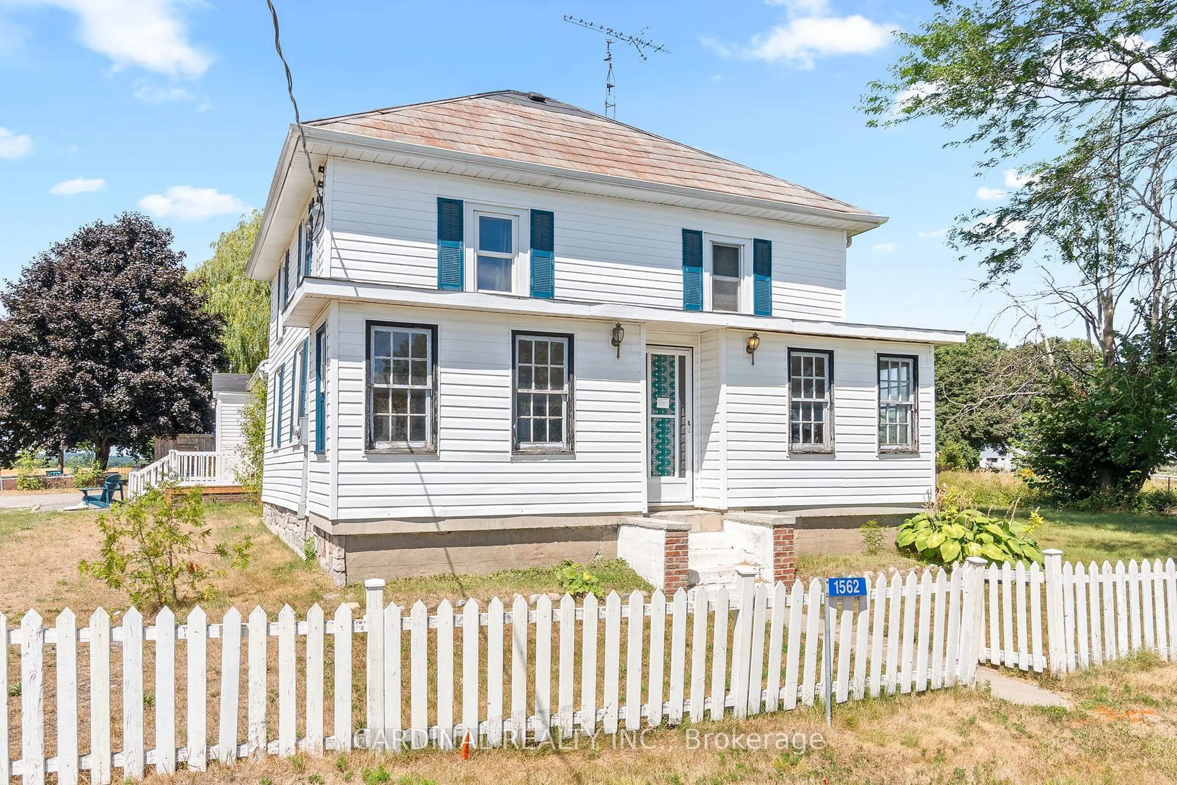 Home with vinyl exterior material, street for 1562 Morganston Rd, Cramahe Ontario K0K 1M0