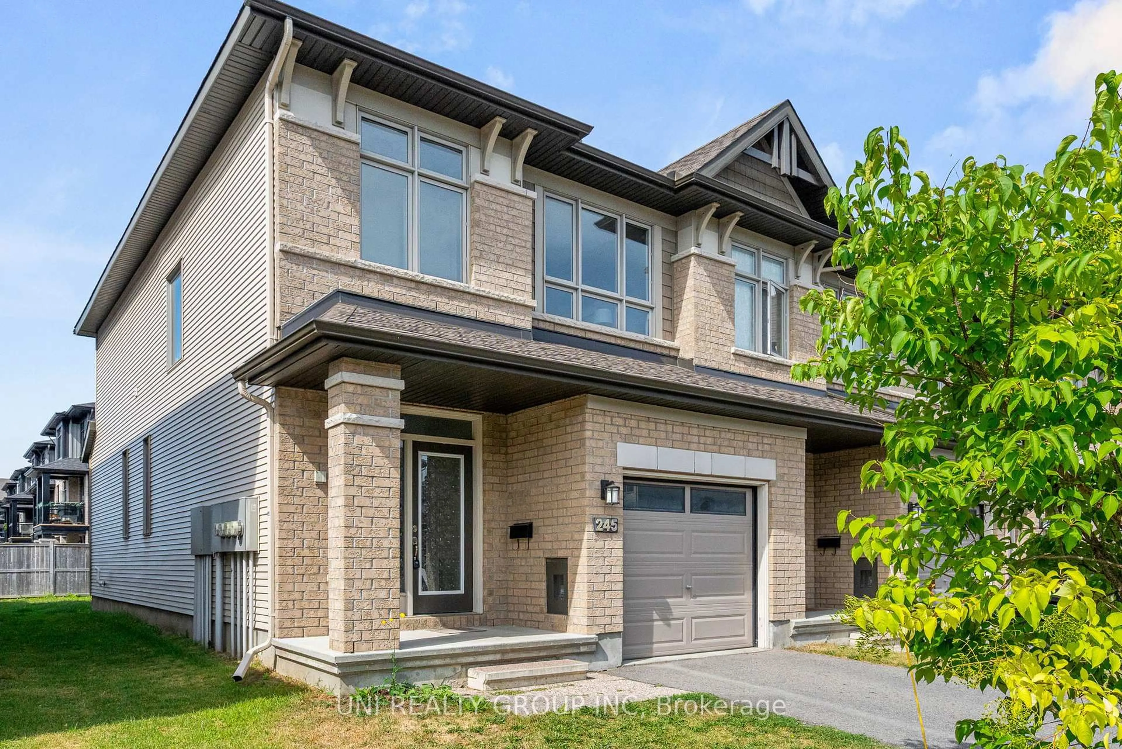 Home with brick exterior material, street for 245 Dolce Cres, Ottawa Ontario K1X 0B3