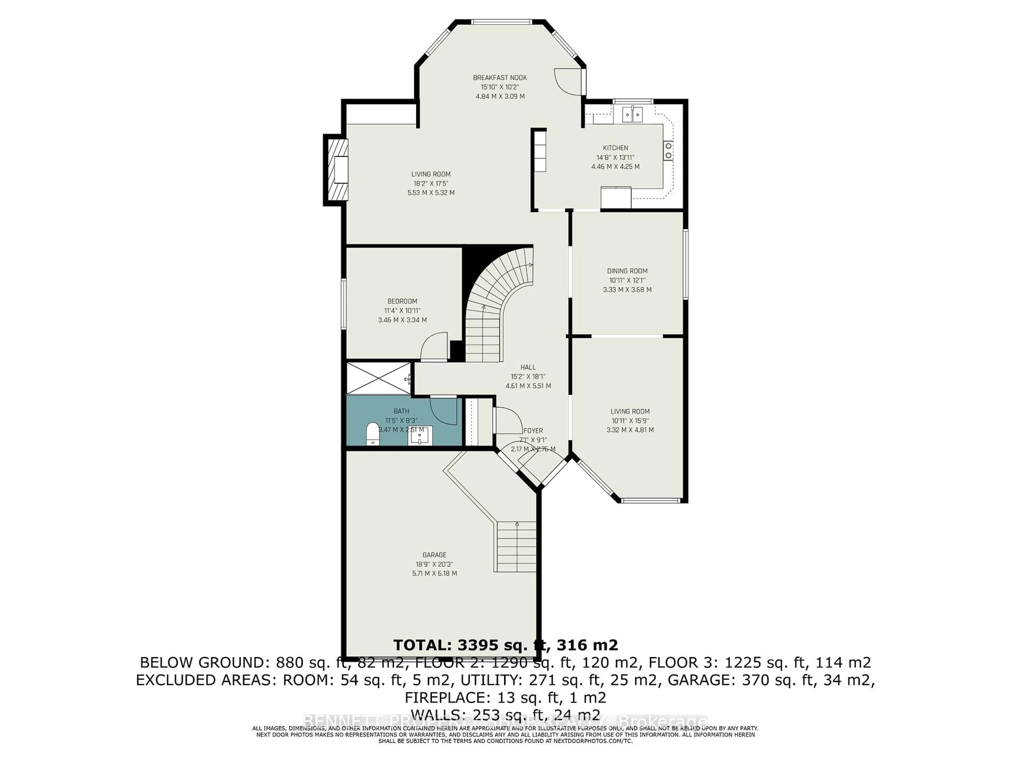 Floor plan for 778 Montcrest Dr, Orleans Ontario K4A 2M6