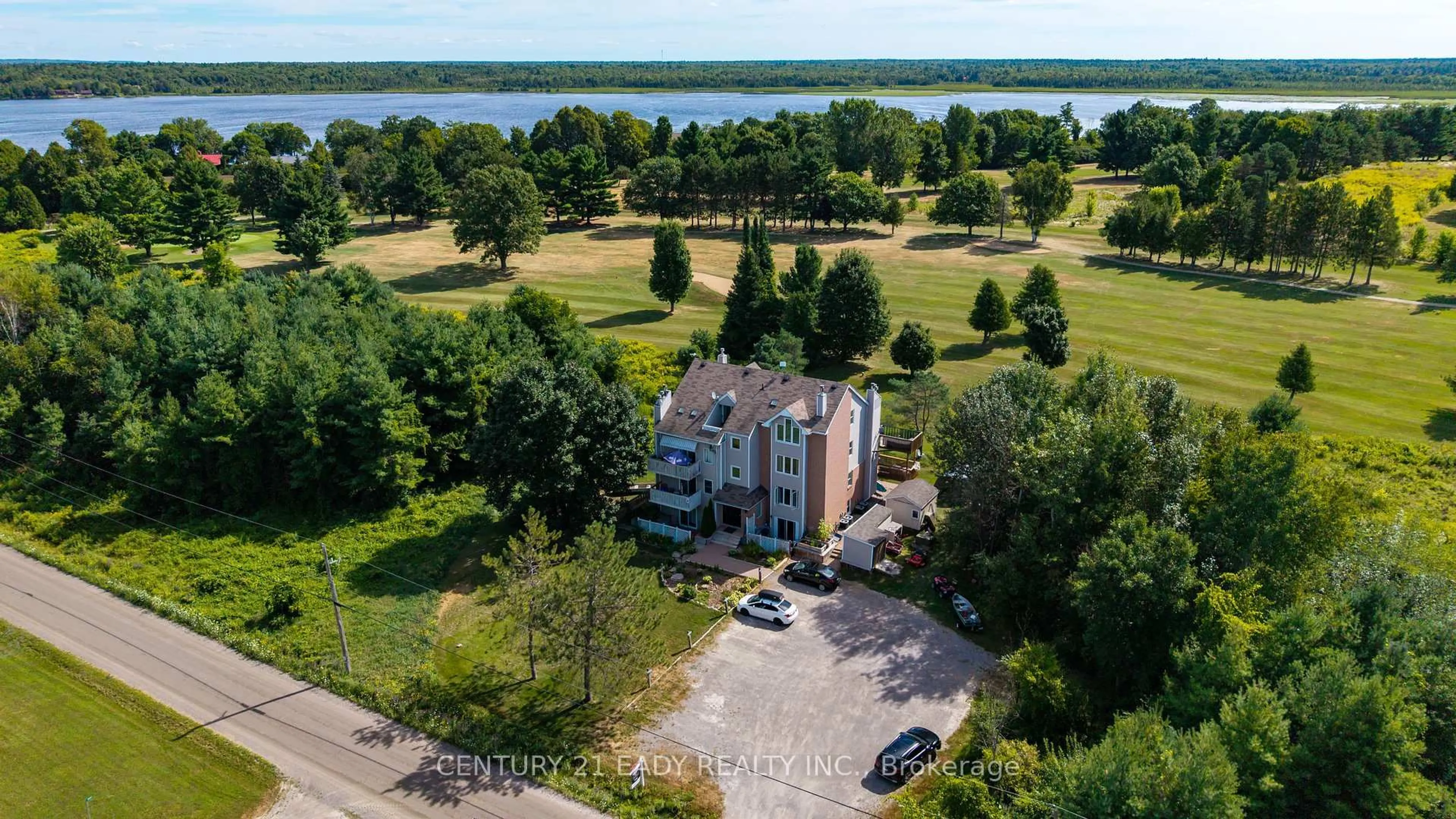 A pic from outside/outdoor area/front of a property/back of a property/a pic from drone, water/lake/river/ocean view for 1036 Barryvale Rd #Unit #1D, Calabogie Ontario K0J 1H0