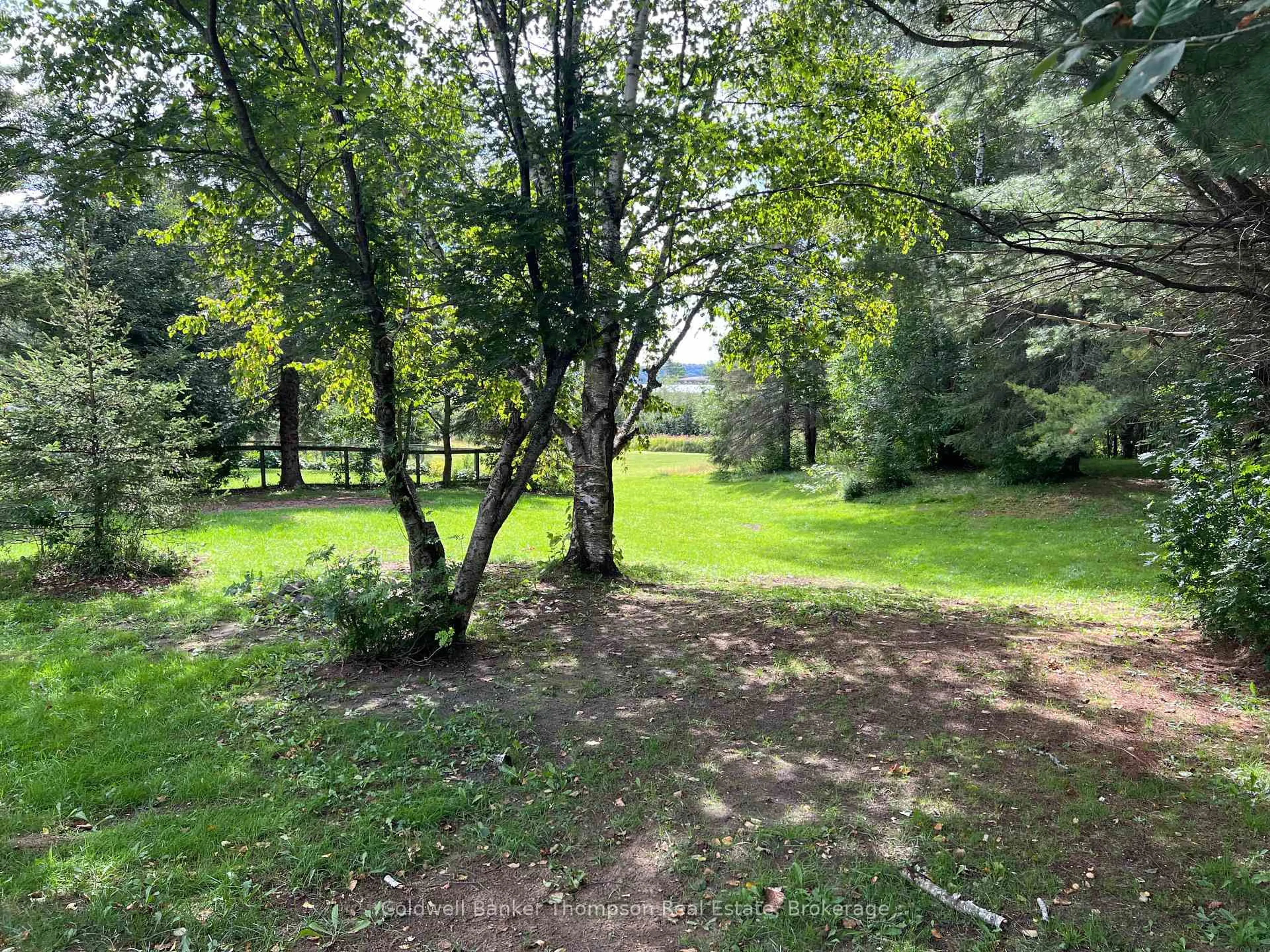 A pic from outside/outdoor area/front of a property/back of a property/a pic from drone, forest/trees view for 29 Queen St, Sundridge Ontario P0A 1Z0