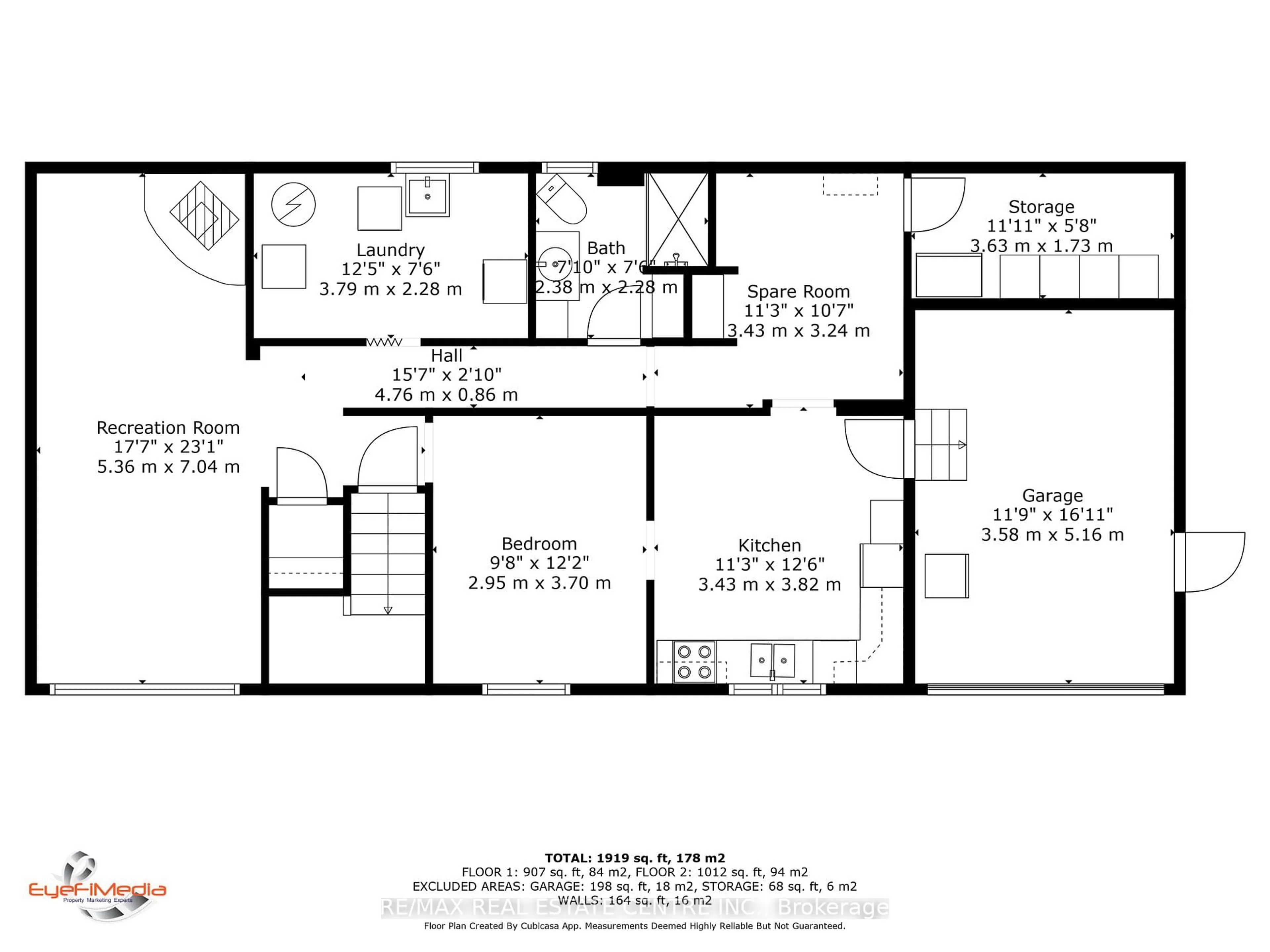 Floor plan for 44 Mark Cres, Cambridge Ontario N1S 4A3