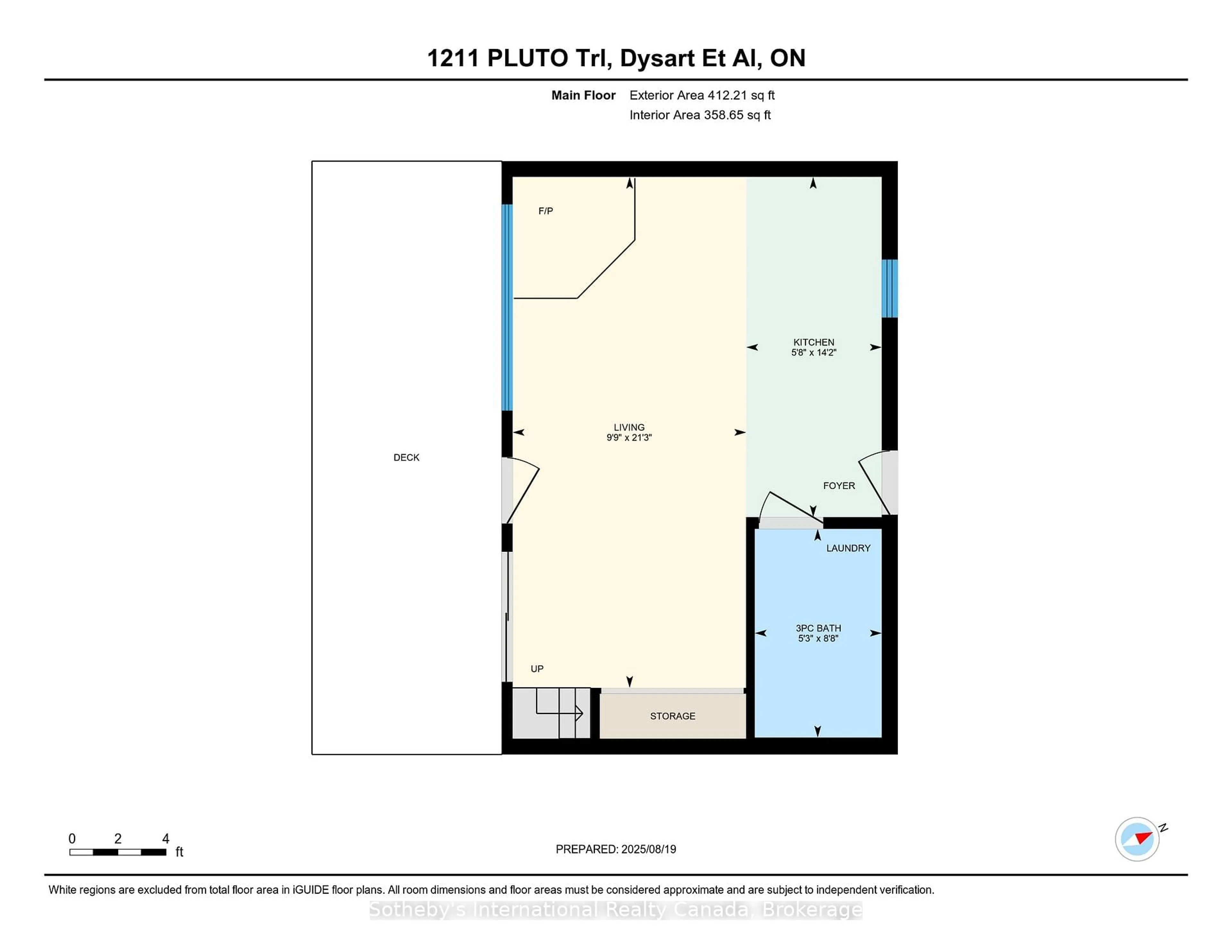Floor plan for 1211 Pluto Tr, Dysart et al Ontario K0M 1S0