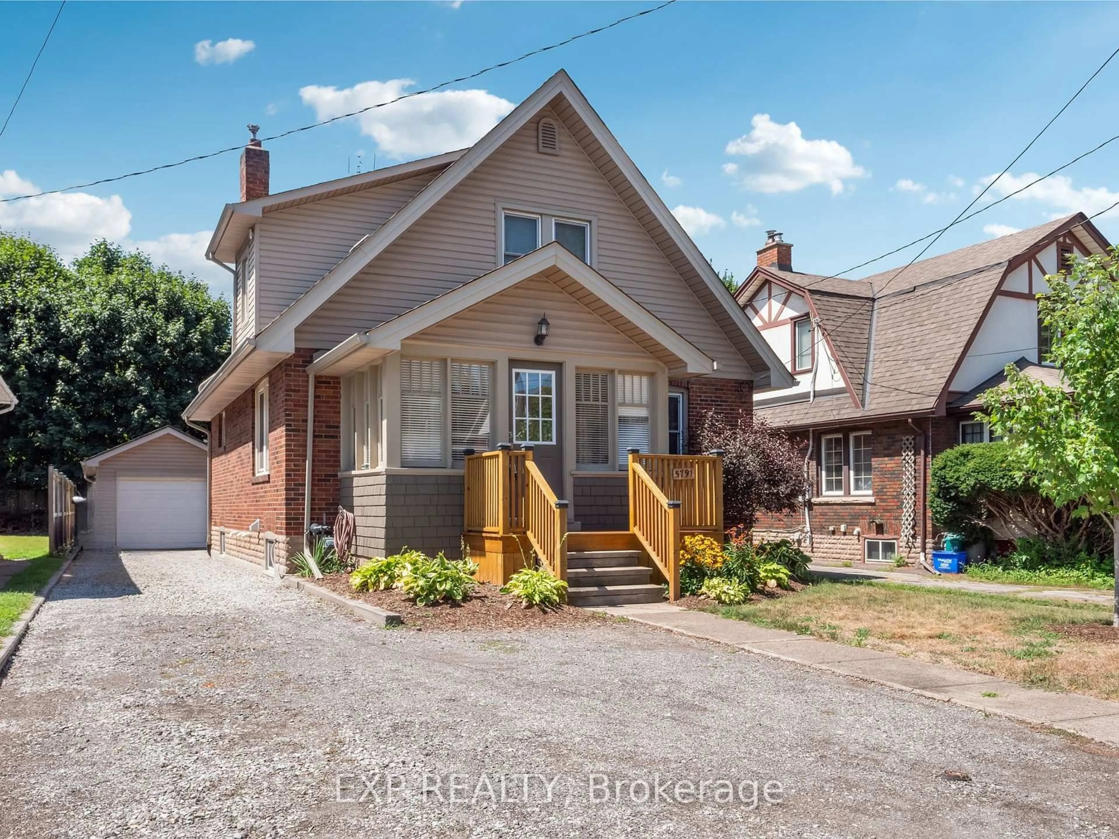 Home with brick exterior material, street for 5791 Dorchester Rd, Niagara Falls Ontario L2G 5S6