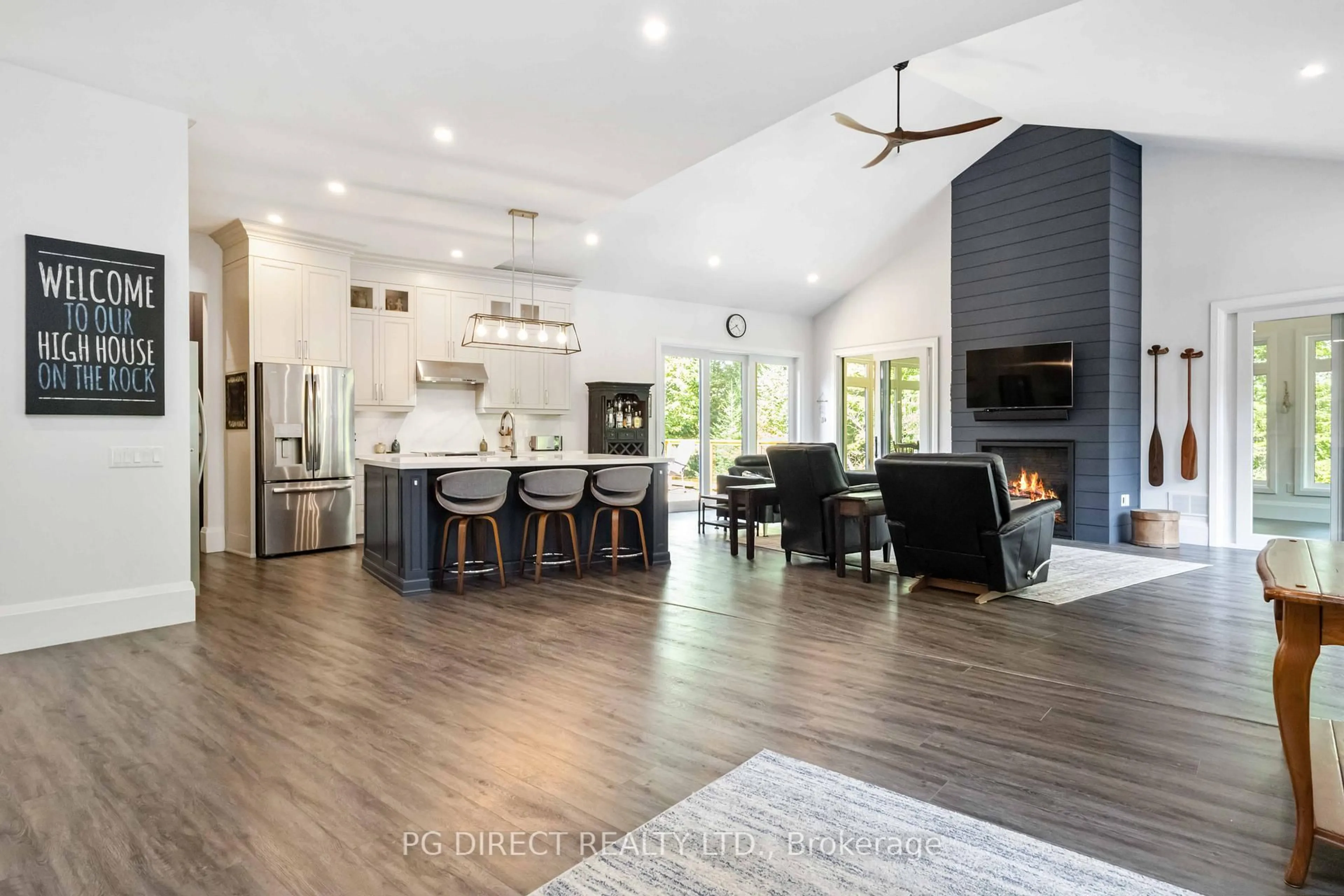 Open concept kitchen, unknown for 239 Mountain St, Dysart et al Ontario K0M 1S0