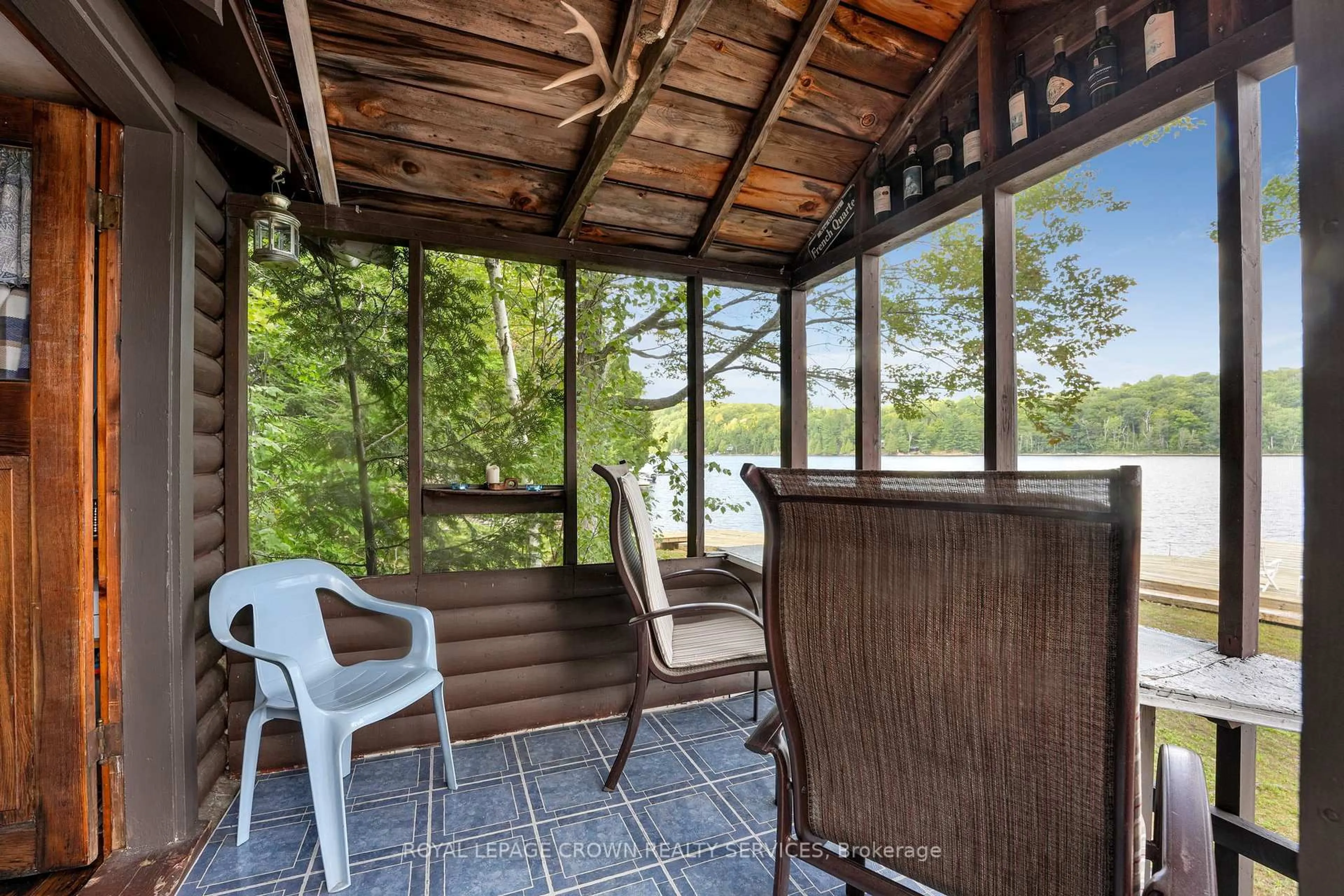 Patio, water/lake/river/ocean view for 2724 Kushog Lake Rd, Algonquin Highlands Ontario K0M 1J2