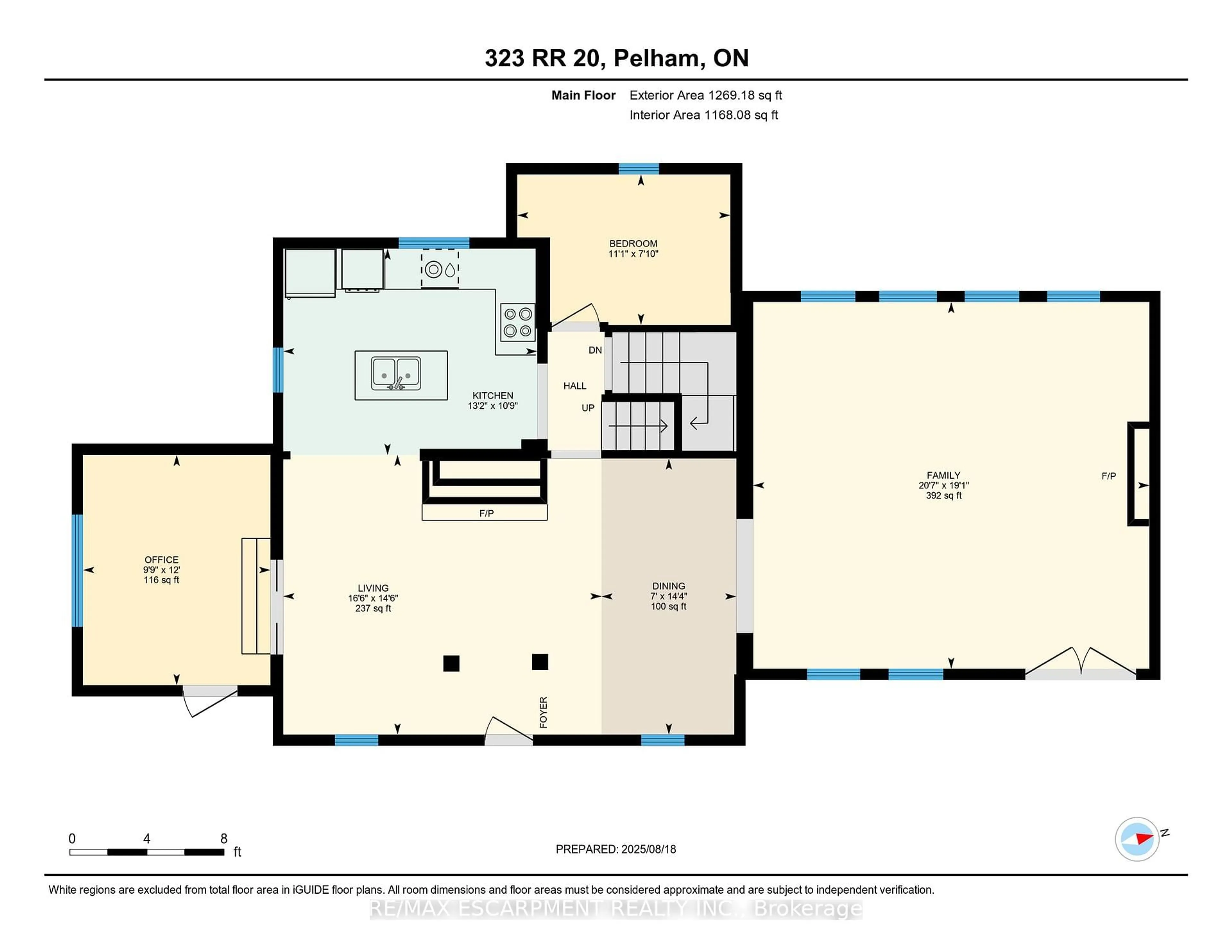 Floor plan for 323 Regional 20 Rd, Pelham Ontario L0S 1C0