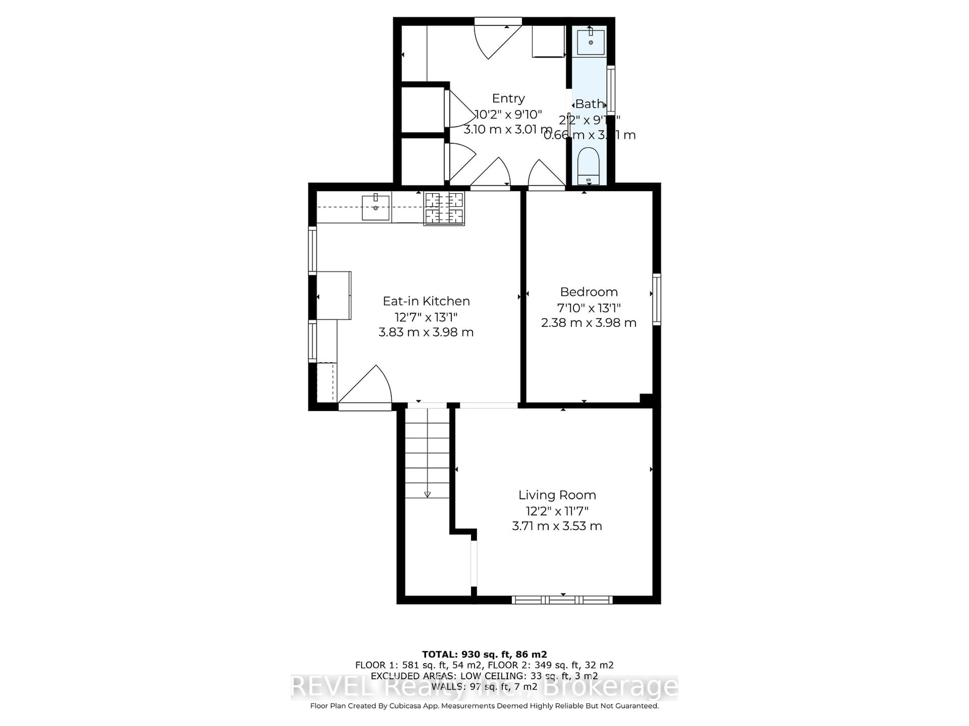 Floor plan for 206 Bell St, Port Colborne Ontario L3K 1J3