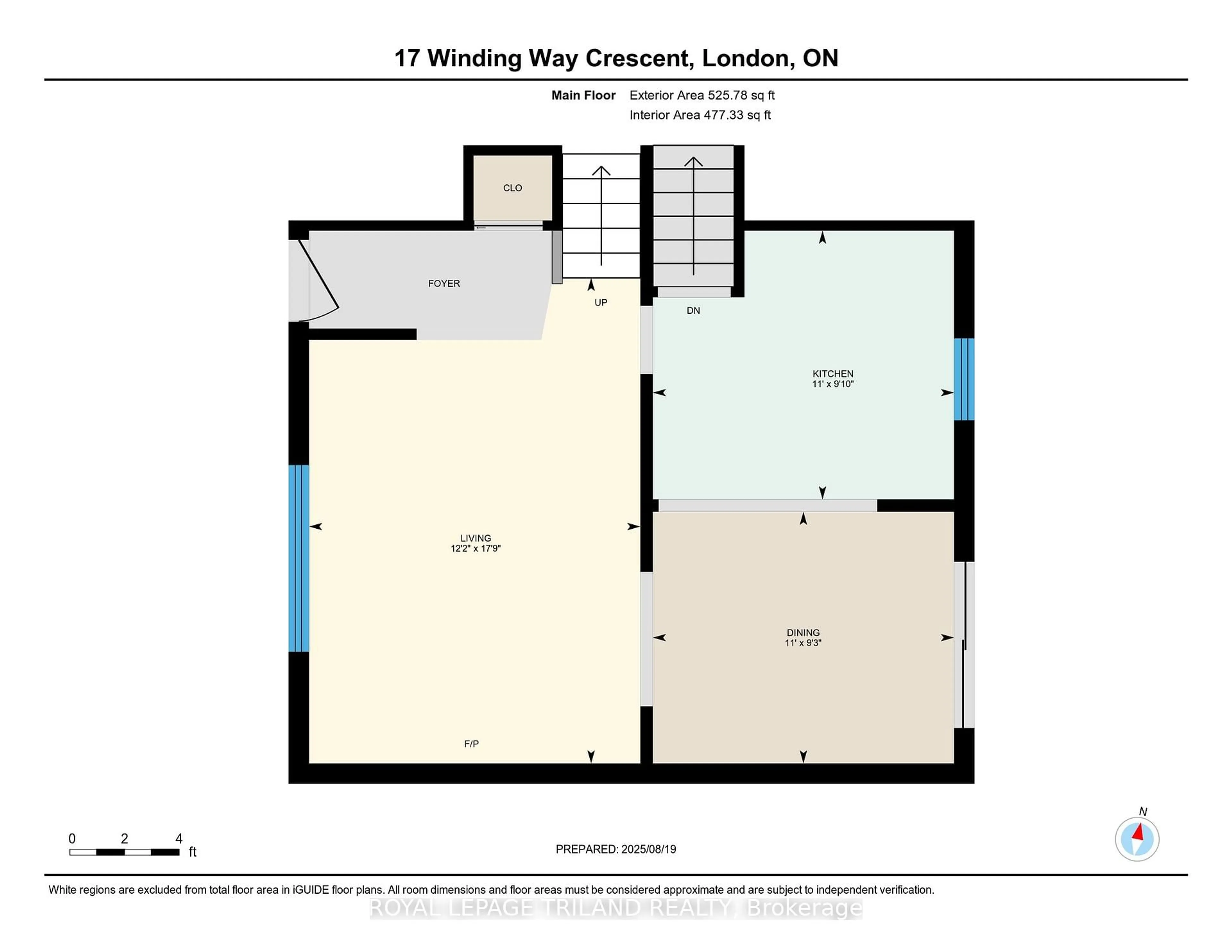 Floor plan for 17 Winding Way Cres, London North Ontario N6G 3E8