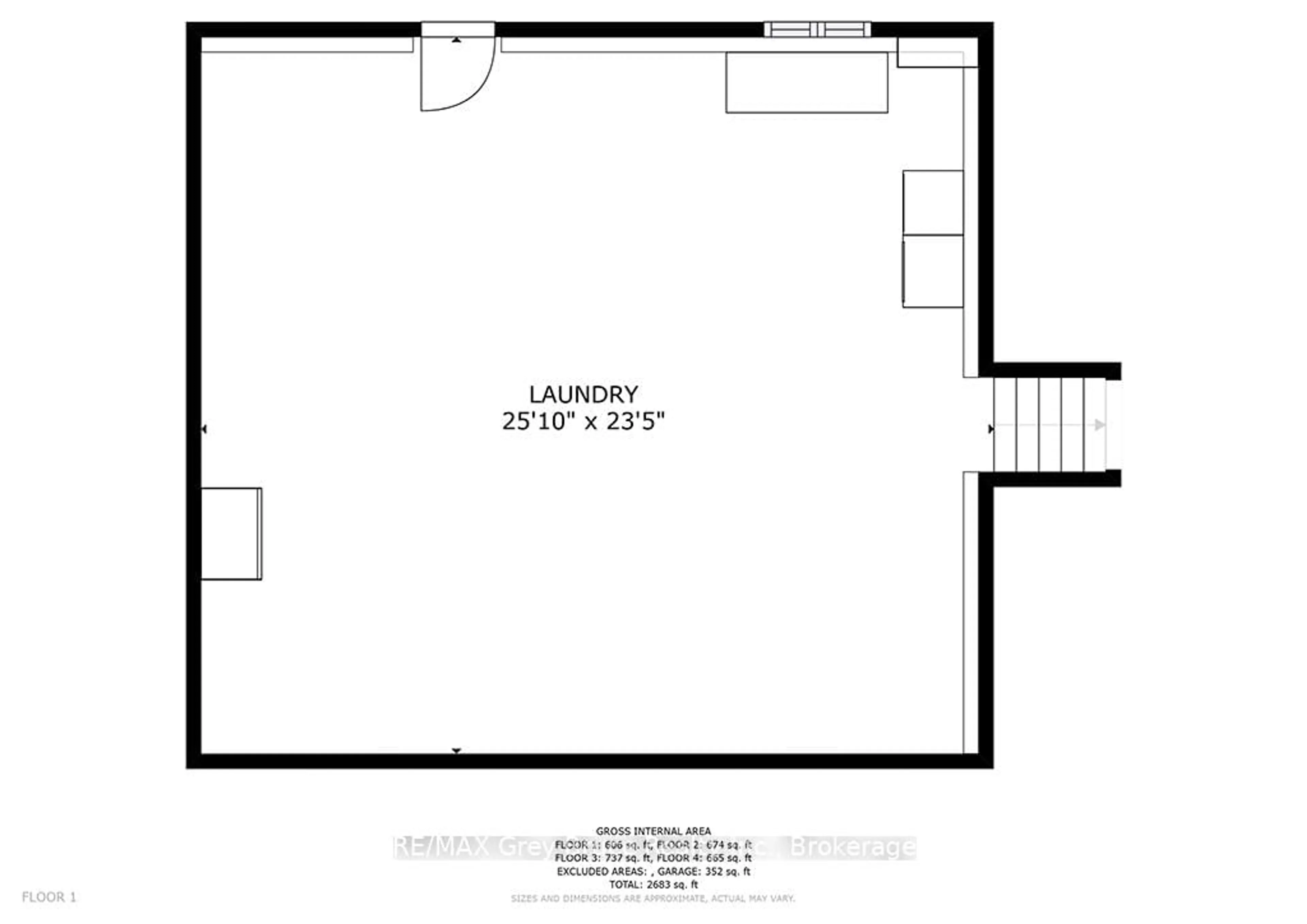 Floor plan for 699 20TH St, Owen Sound Ontario N4K 4E1