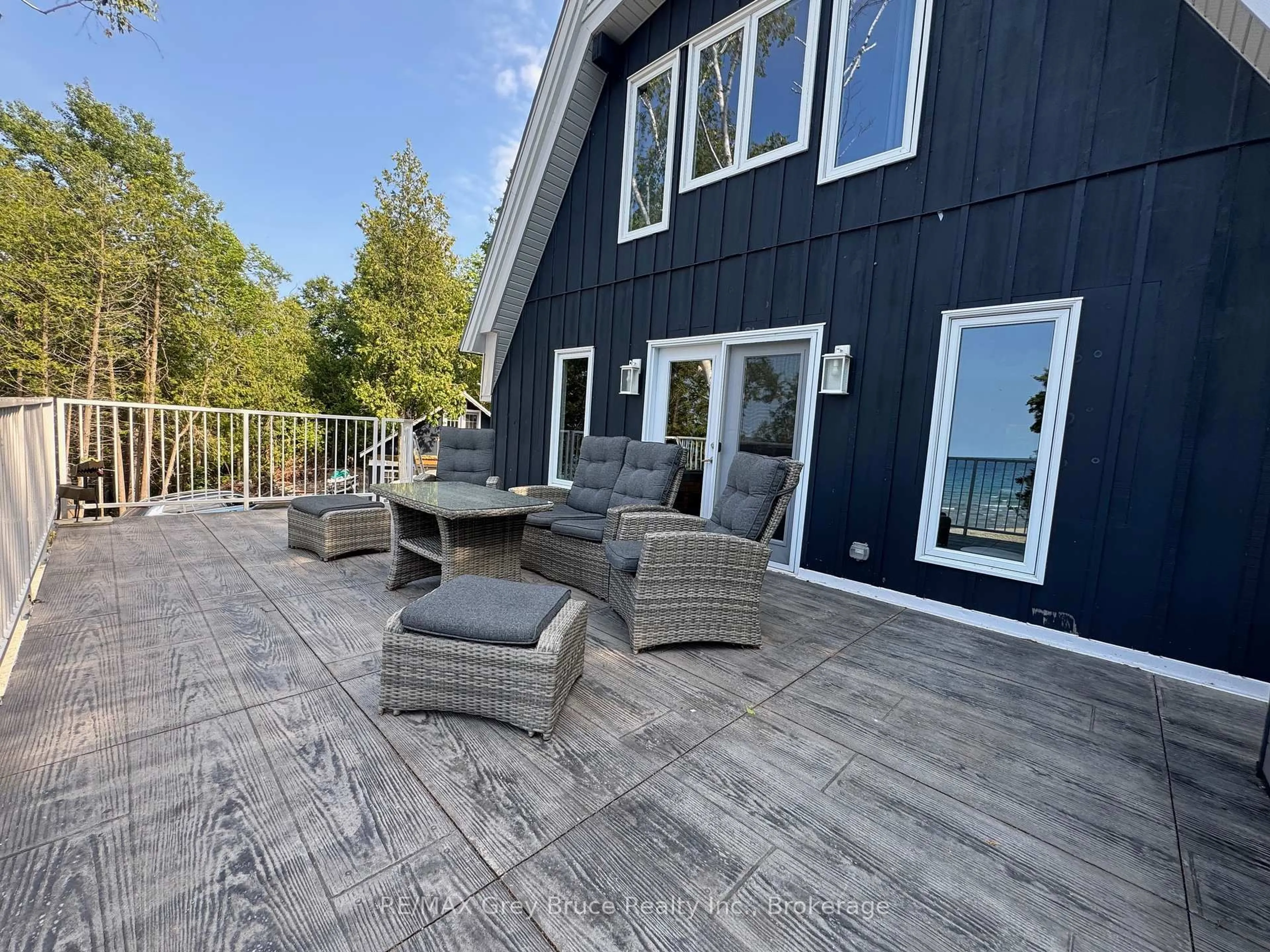 Patio, water/lake/river/ocean view for 504075 Grey Road 1 Rd, Georgian Bluffs Ontario N0H 2T0