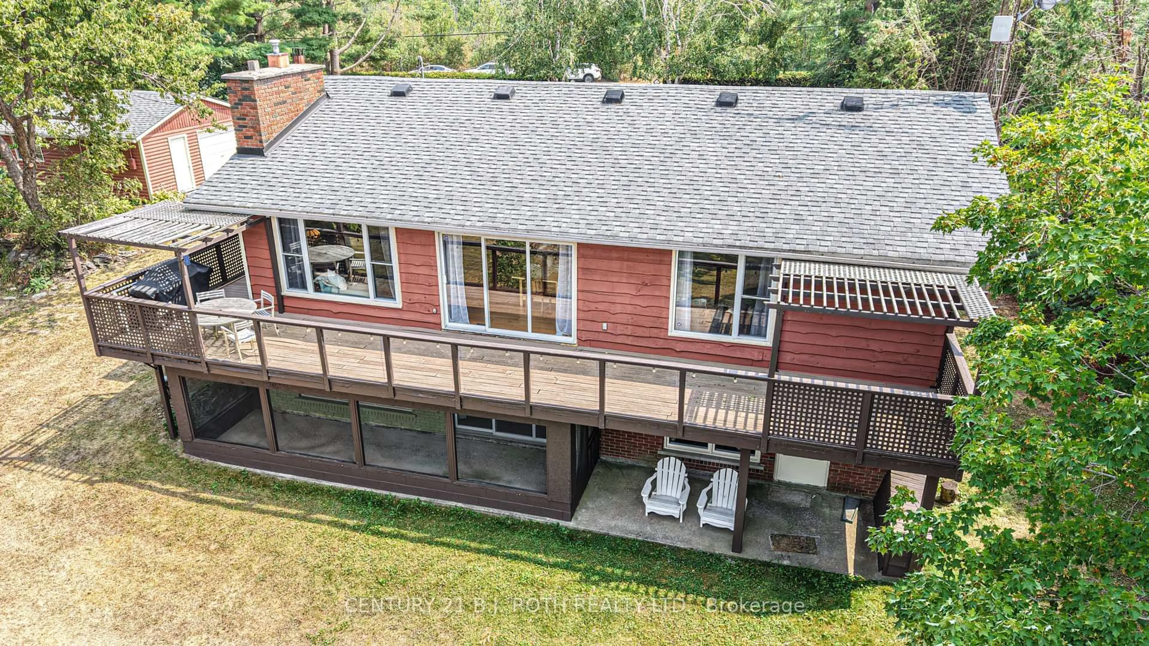 A pic from outside/outdoor area/front of a property/back of a property/a pic from drone, unknown for 71 Campbell Beach Rd, Kawartha Lakes Ontario L0K 1B0