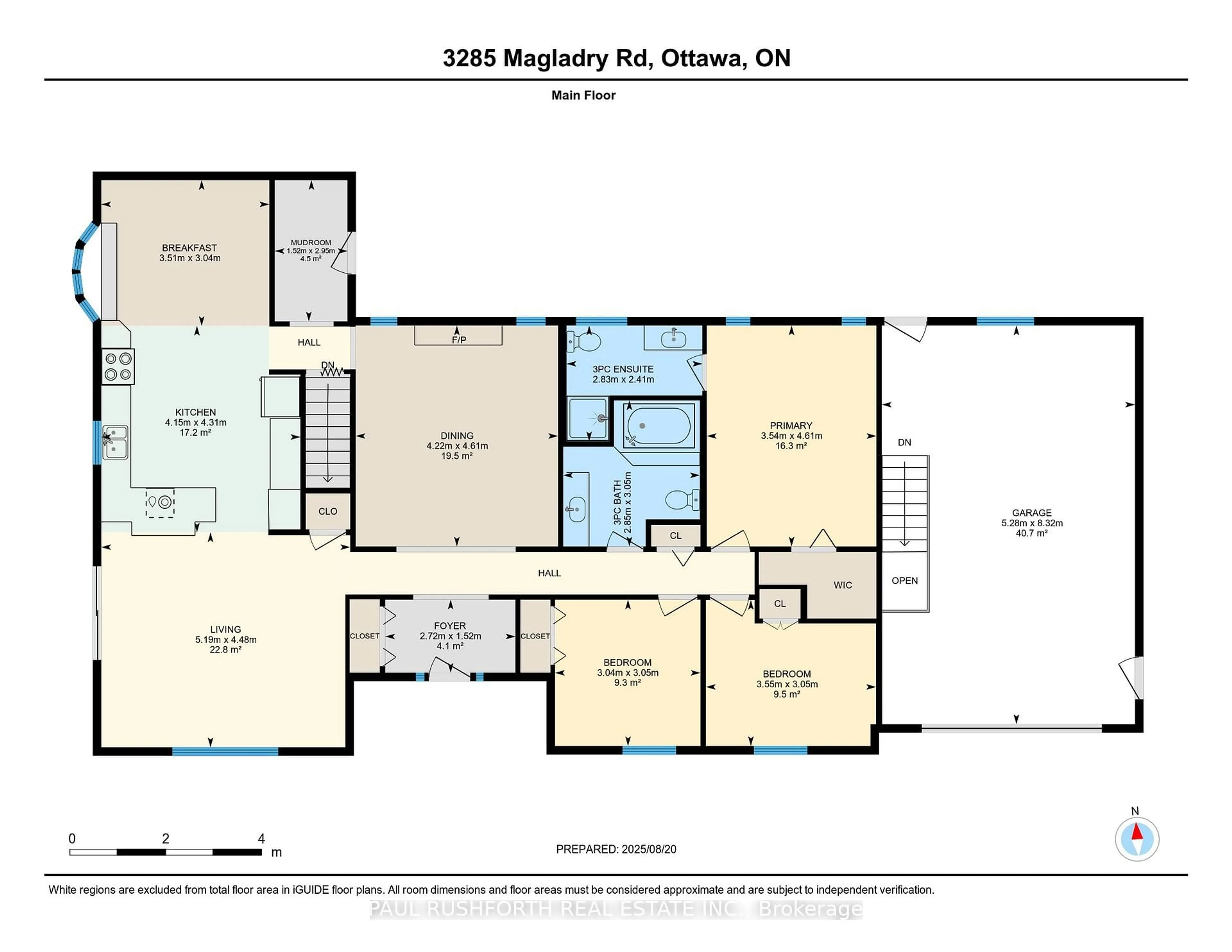 Floor plan for 3285 Magladry Rd, Navan Ontario K4B 1J1
