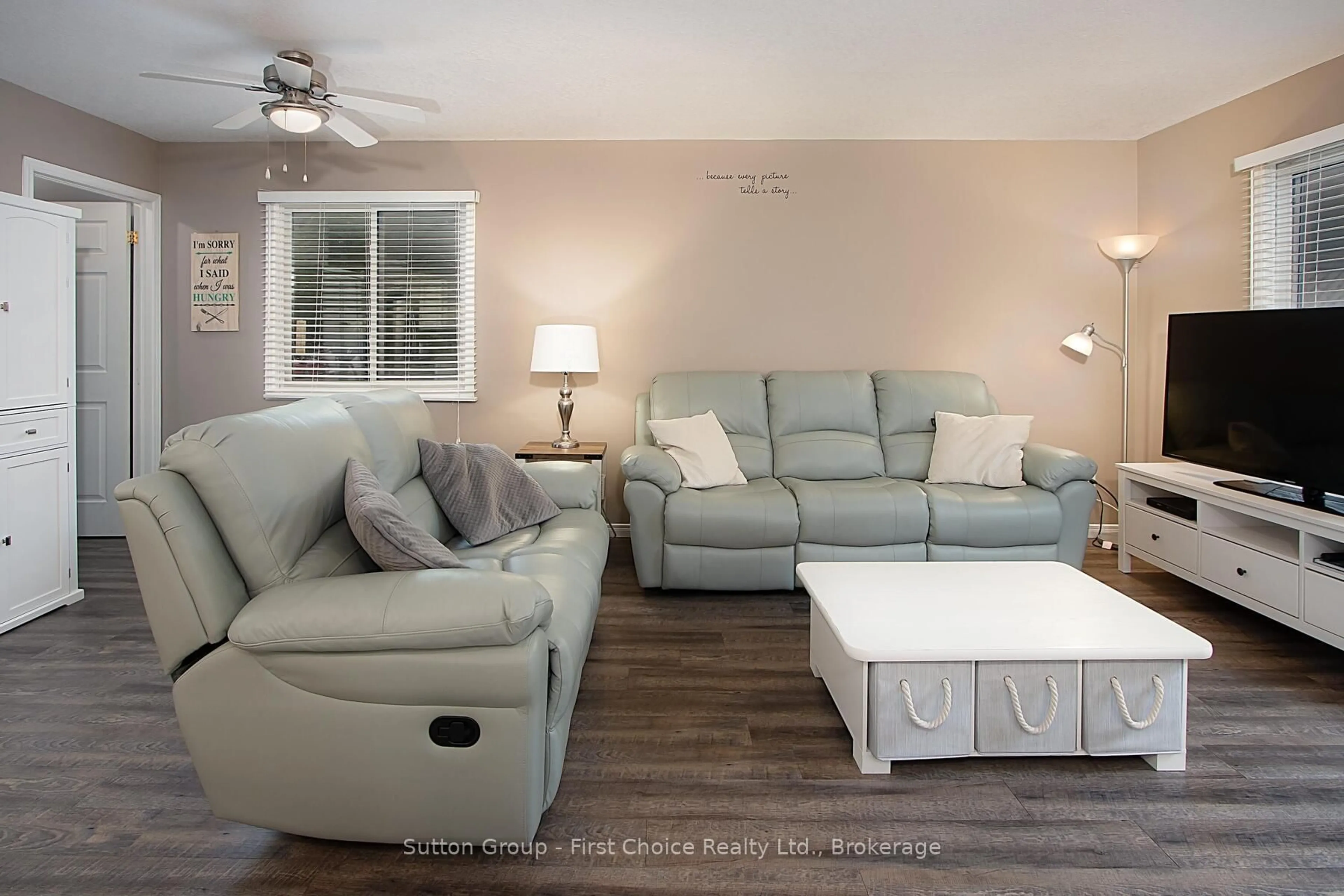 Living room with furniture, unknown for 35 Hyde Rd, Stratford Ontario N5A 7Z3