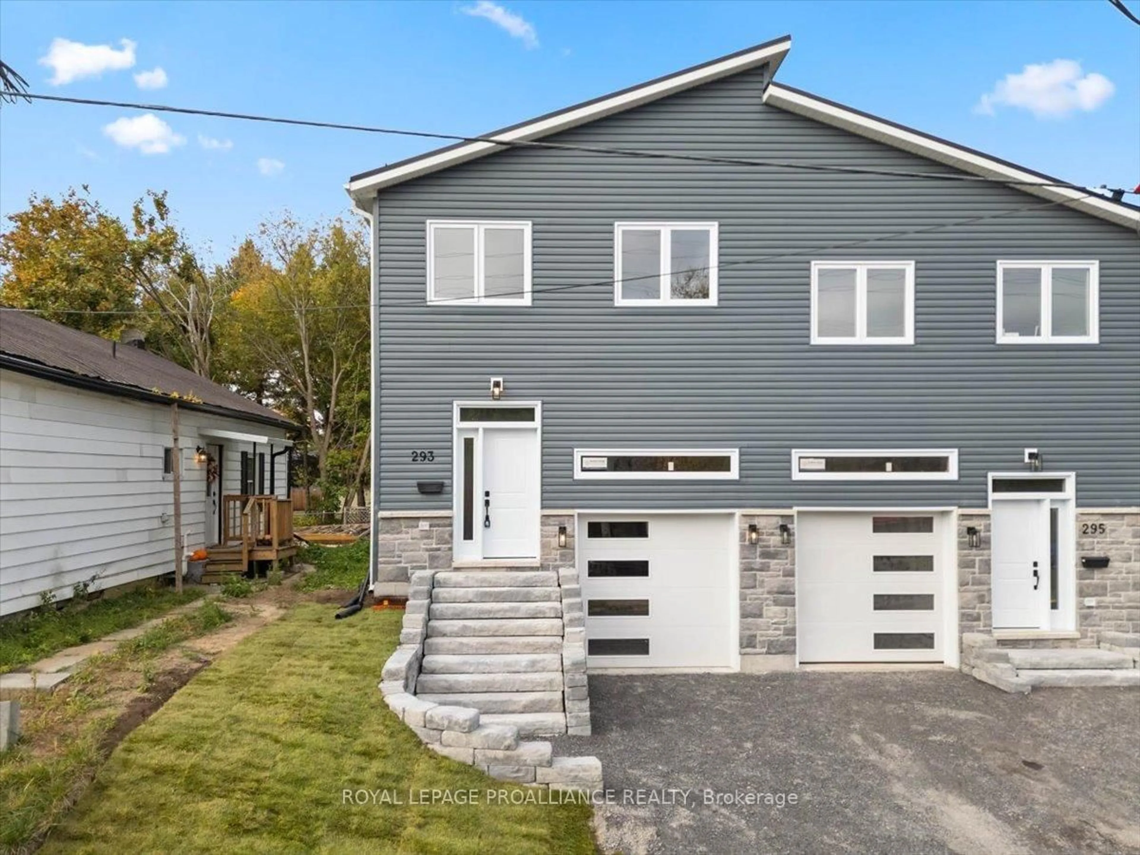 Home with vinyl exterior material, street for 293 Church St, Greater Napanee Ontario K7R 1C5