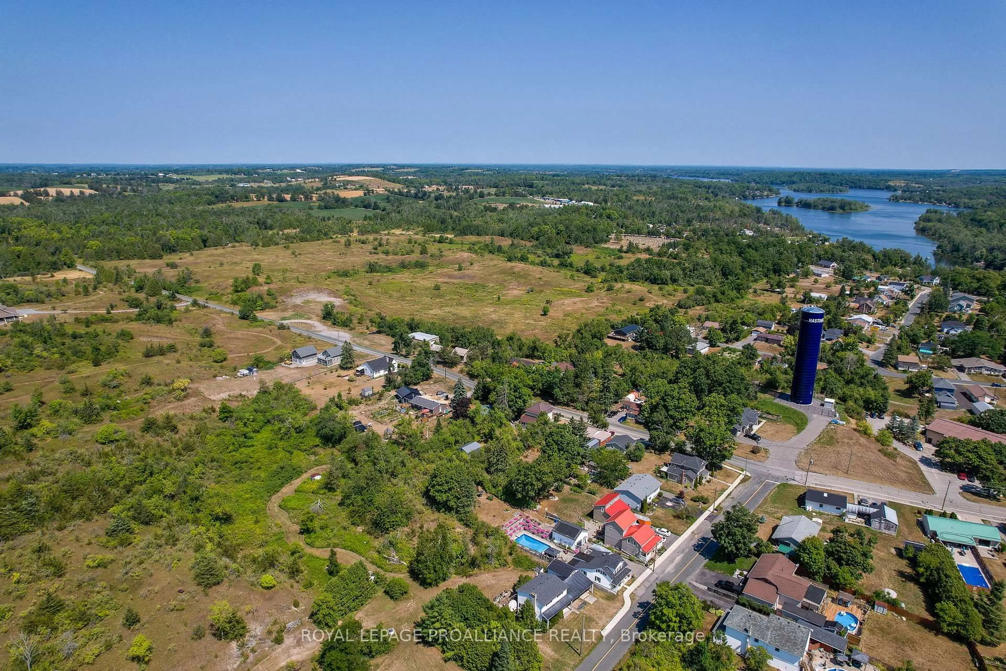 A pic from outside/outdoor area/front of a property/back of a property/a pic from drone, water/lake/river/ocean view for 11 Division St, Trent Hills Ontario K0L 1Y0