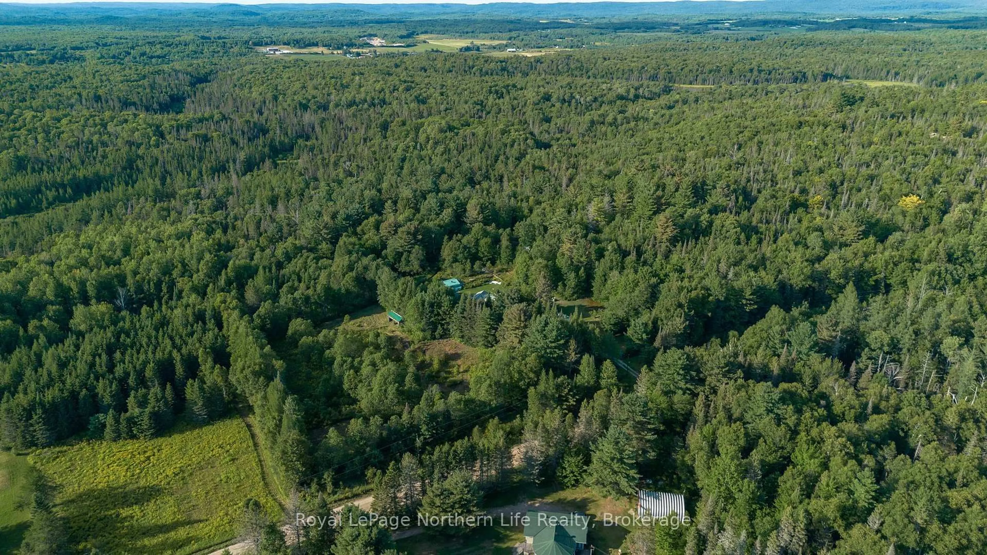 A pic from outside/outdoor area/front of a property/back of a property/a pic from drone, forest/trees view for 137 GRAND DESERT Rd, Bonfield Ontario P0H 1E0