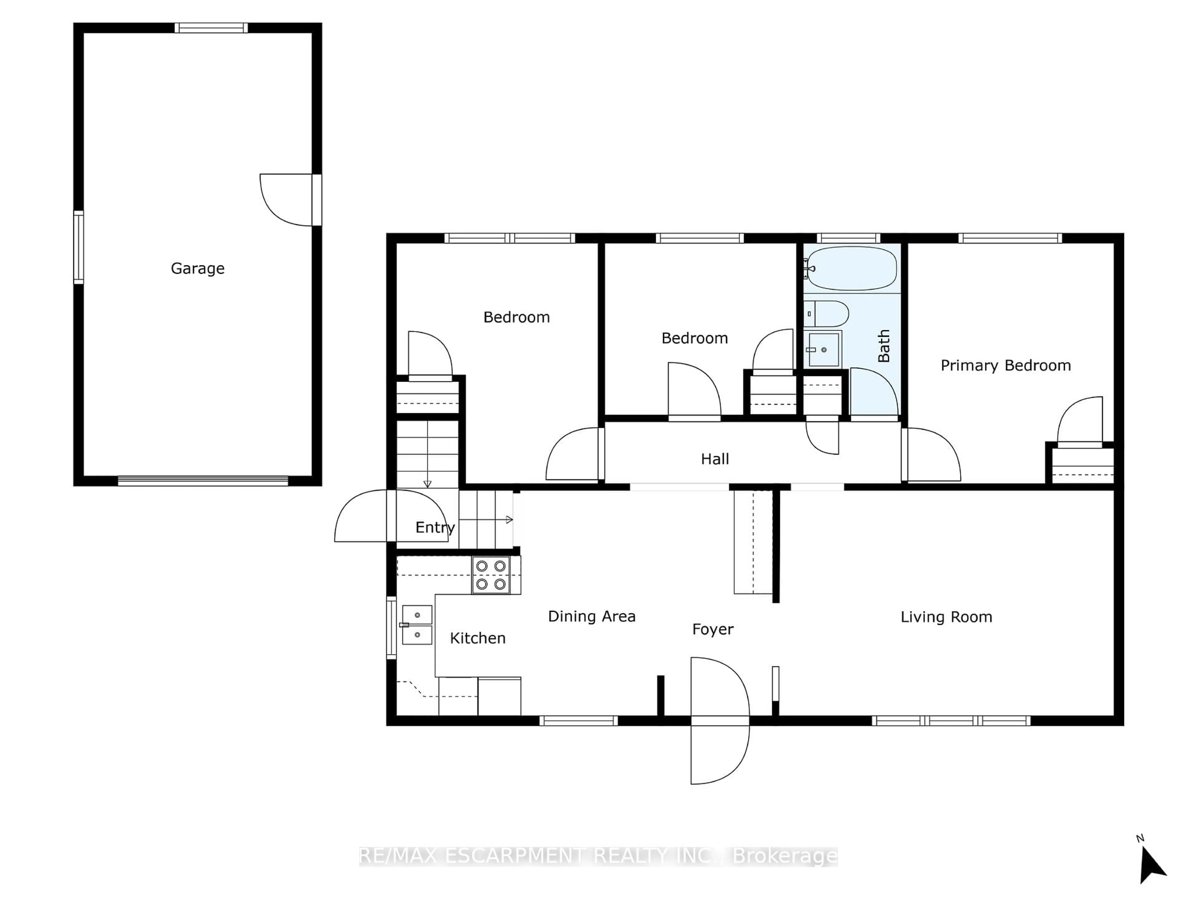 Floor plan for 343 Hixon Rd, Hamilton Ontario L8K 2C8